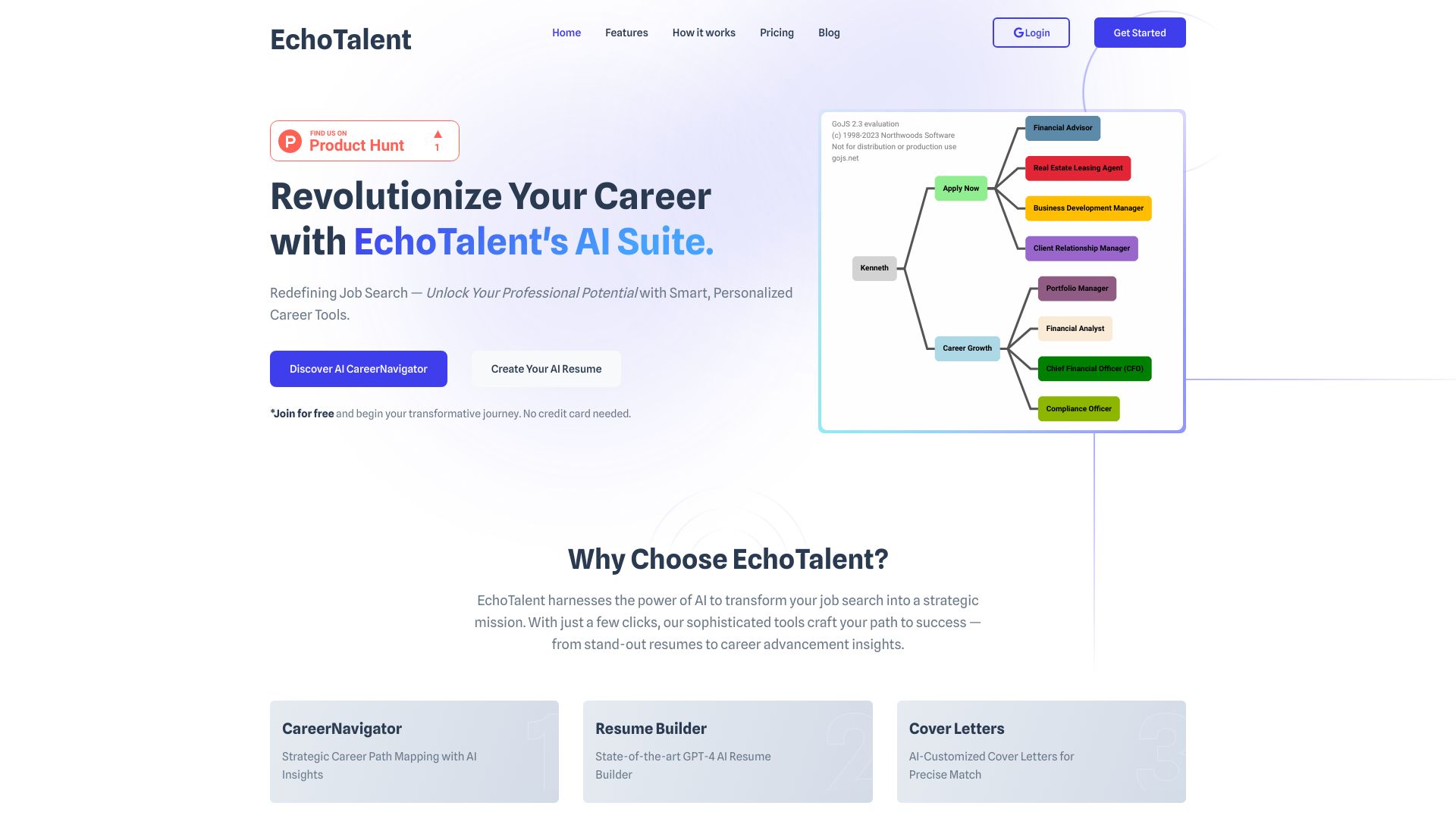 EchoTalent AI screenshot