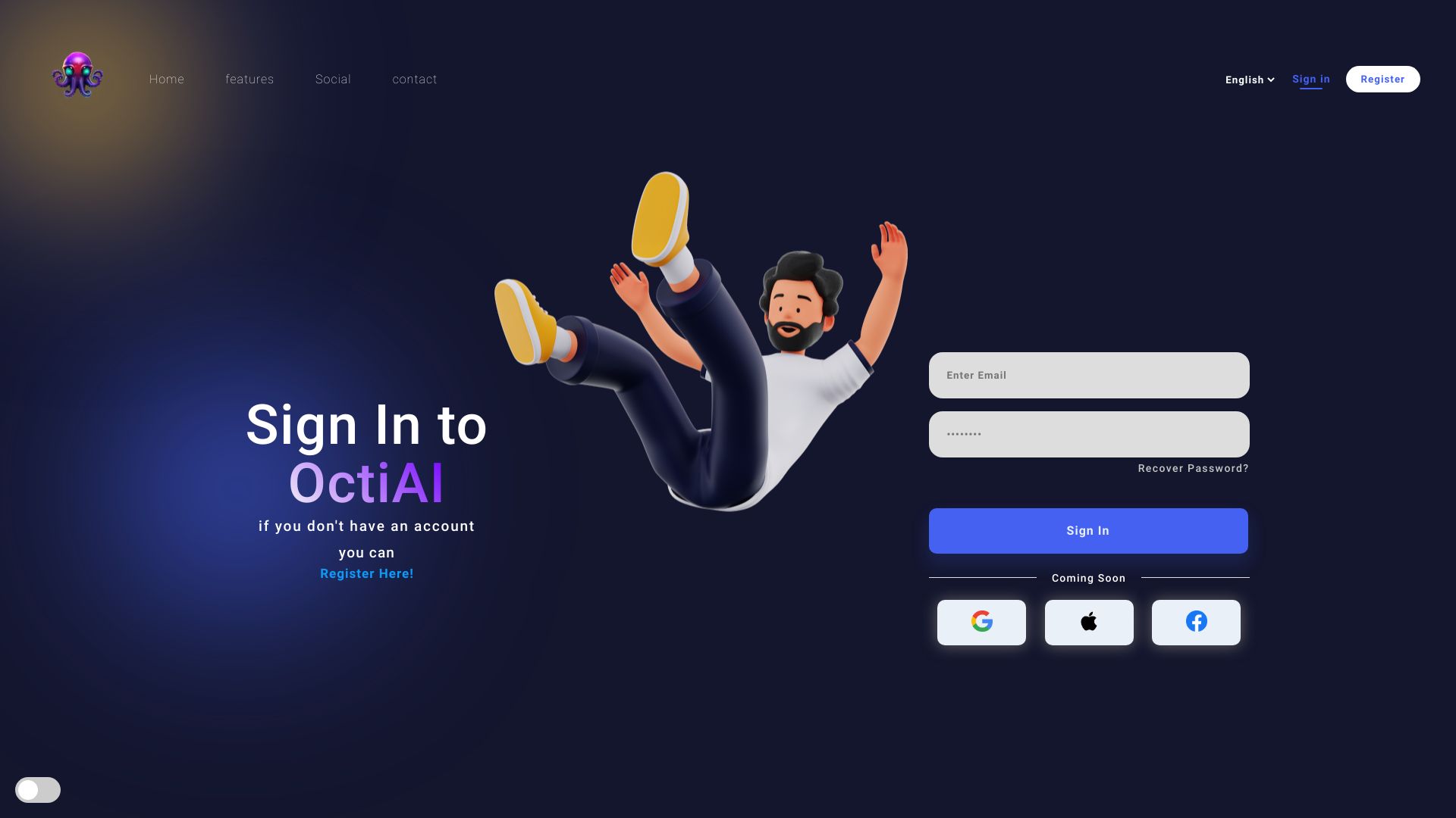 OctiAI screenshot