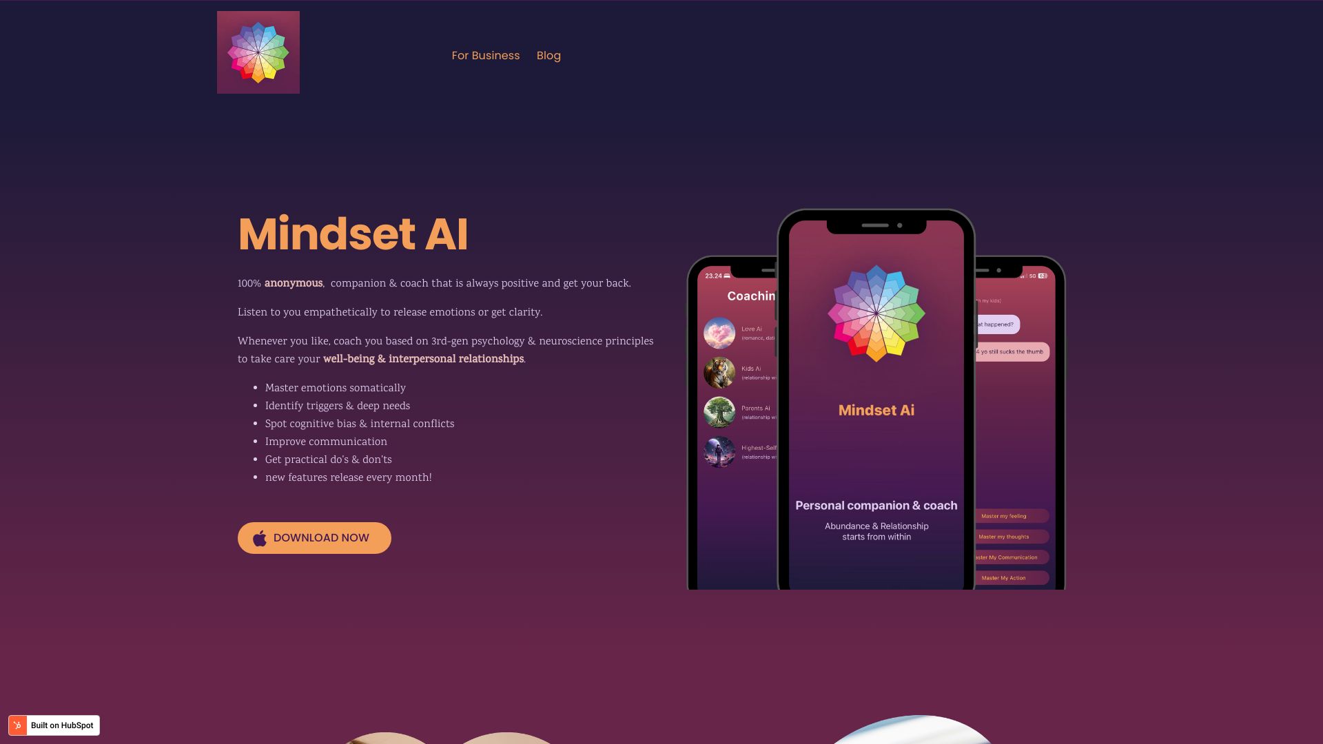 Mindset AI screenshot