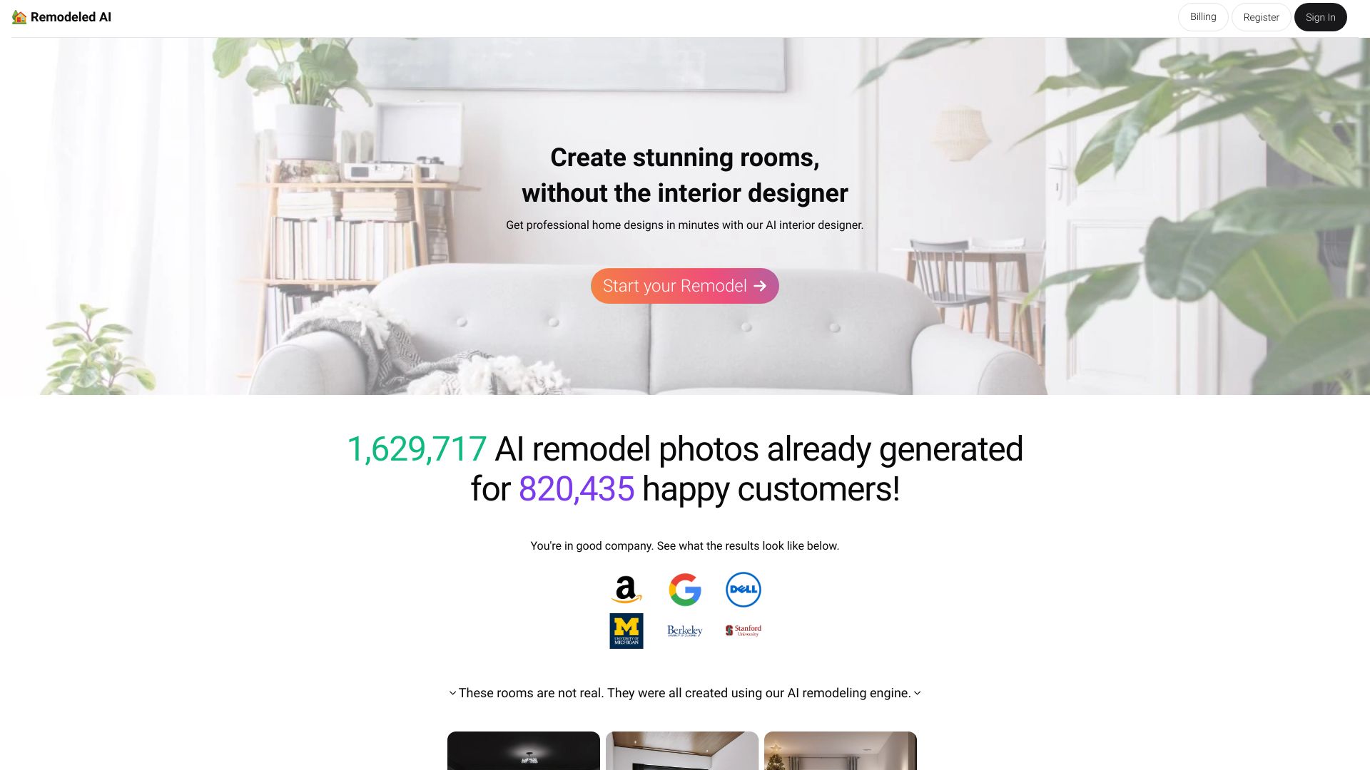 Remodeled AI screenshot