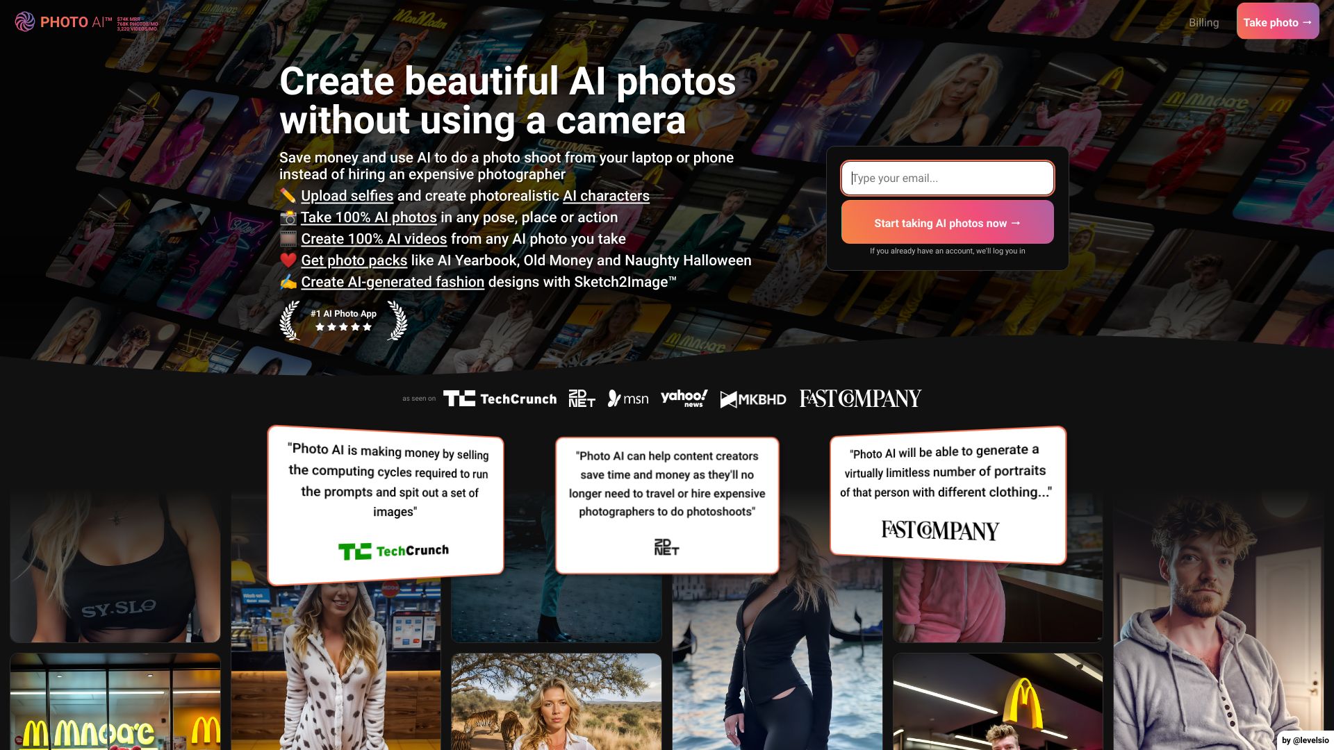 Photo AI screenshot
