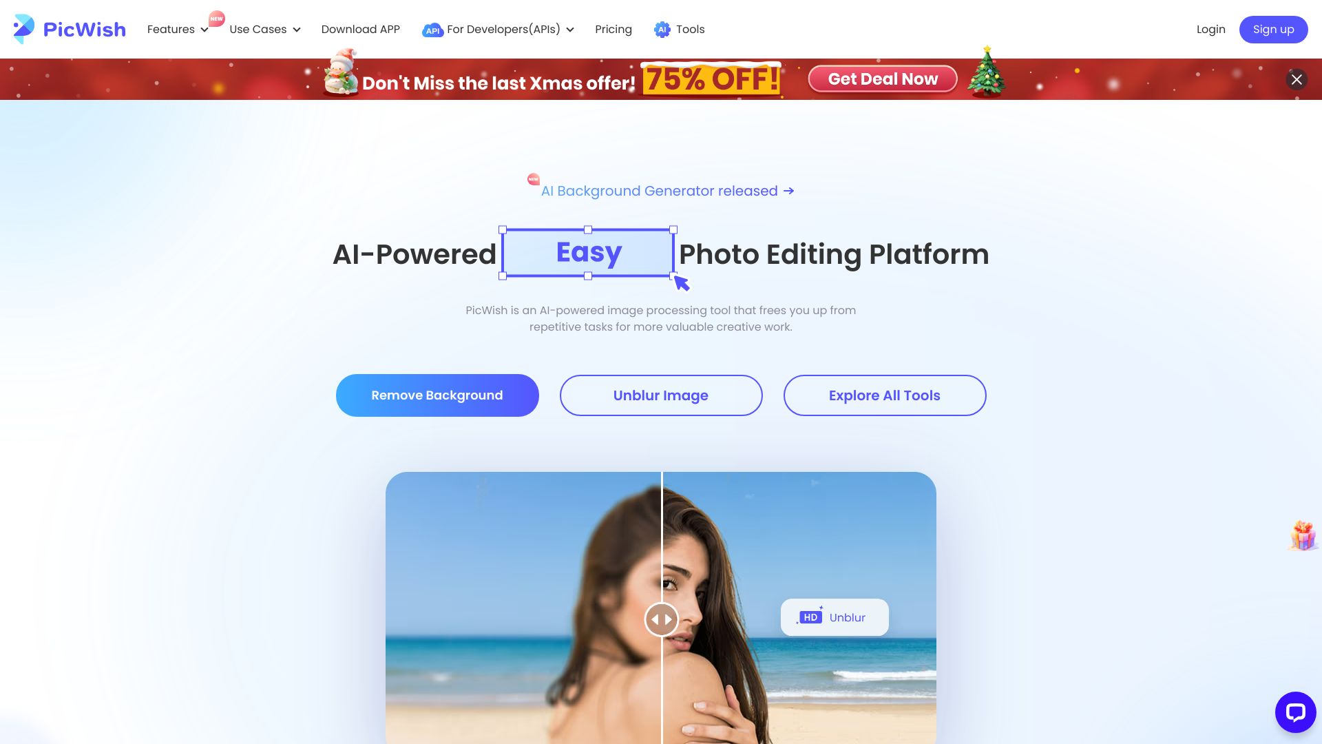 PicWish screenshot