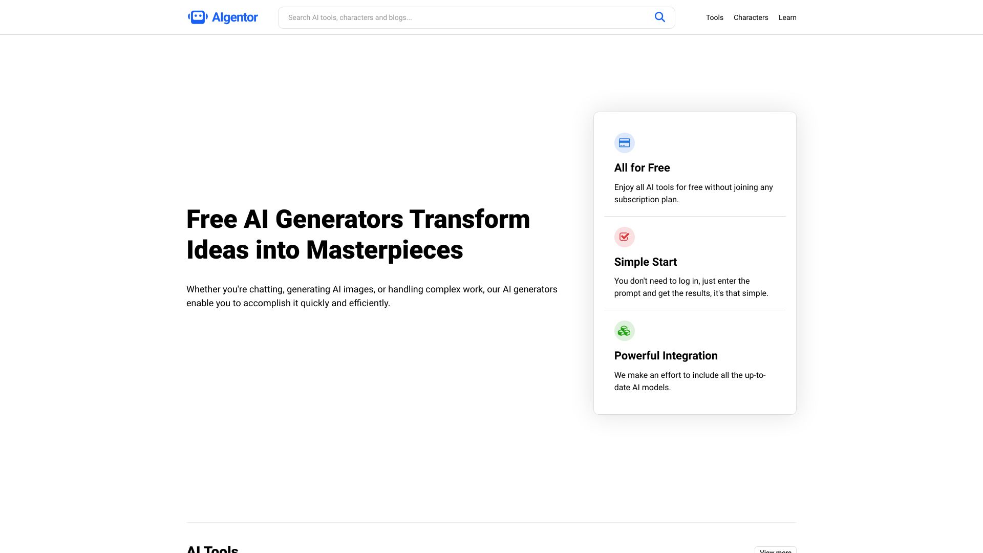 AIgentor screenshot