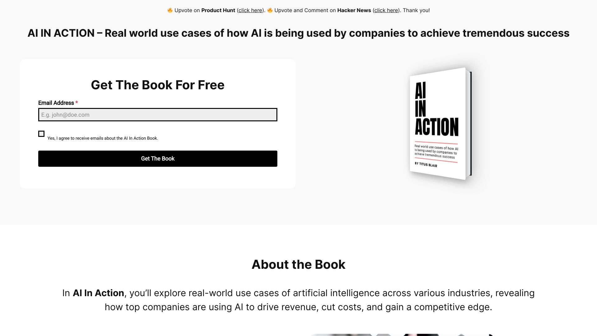 AI In Action Book screenshot