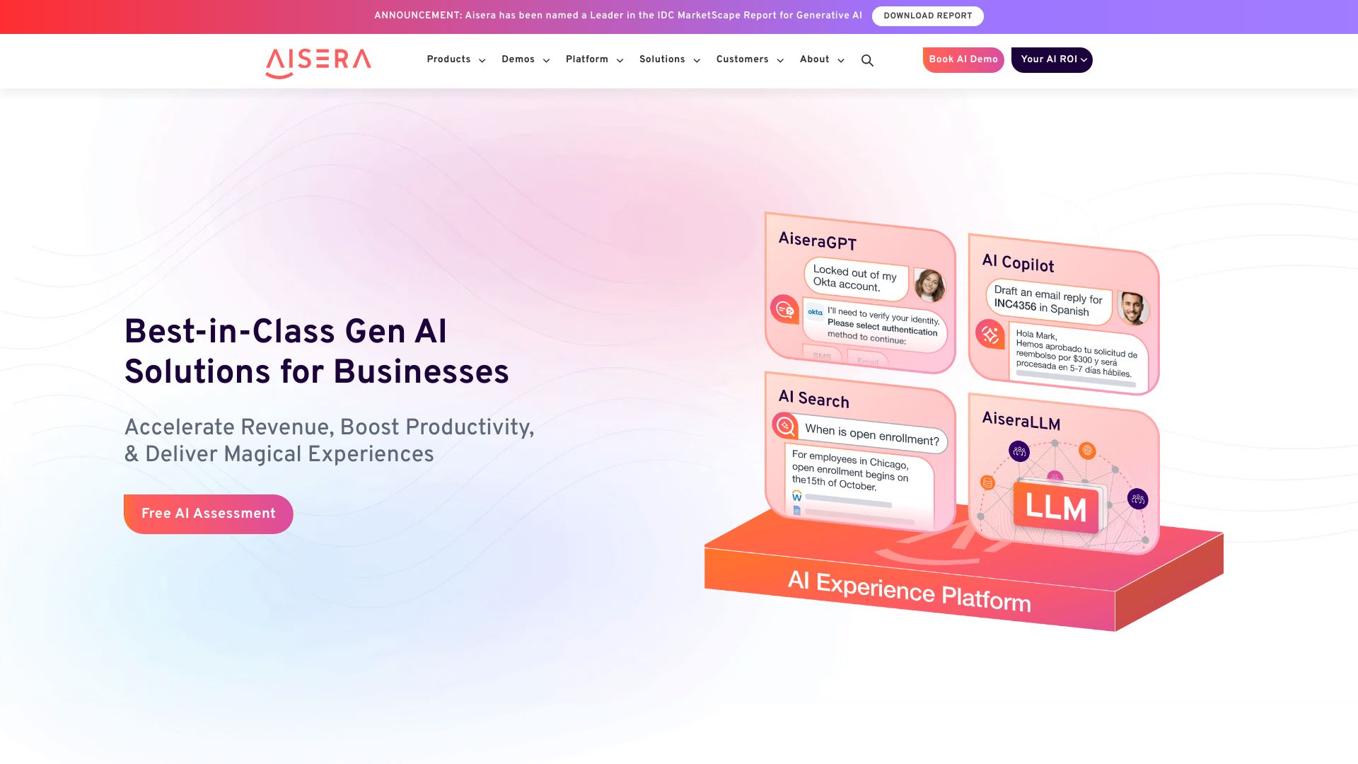 Aisera screenshot