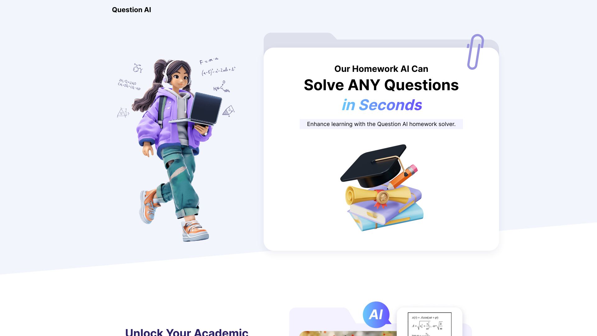 Question AI screenshot