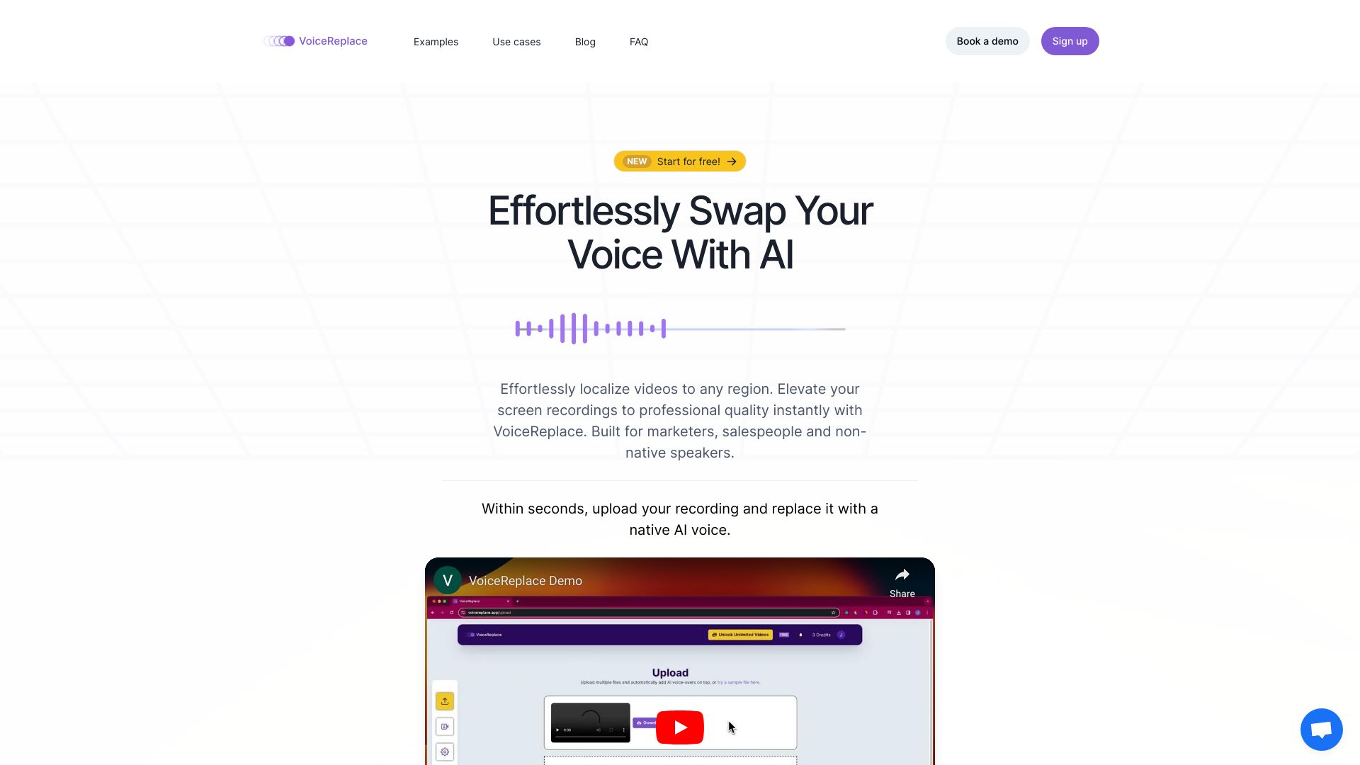 VoiceReplace screenshot