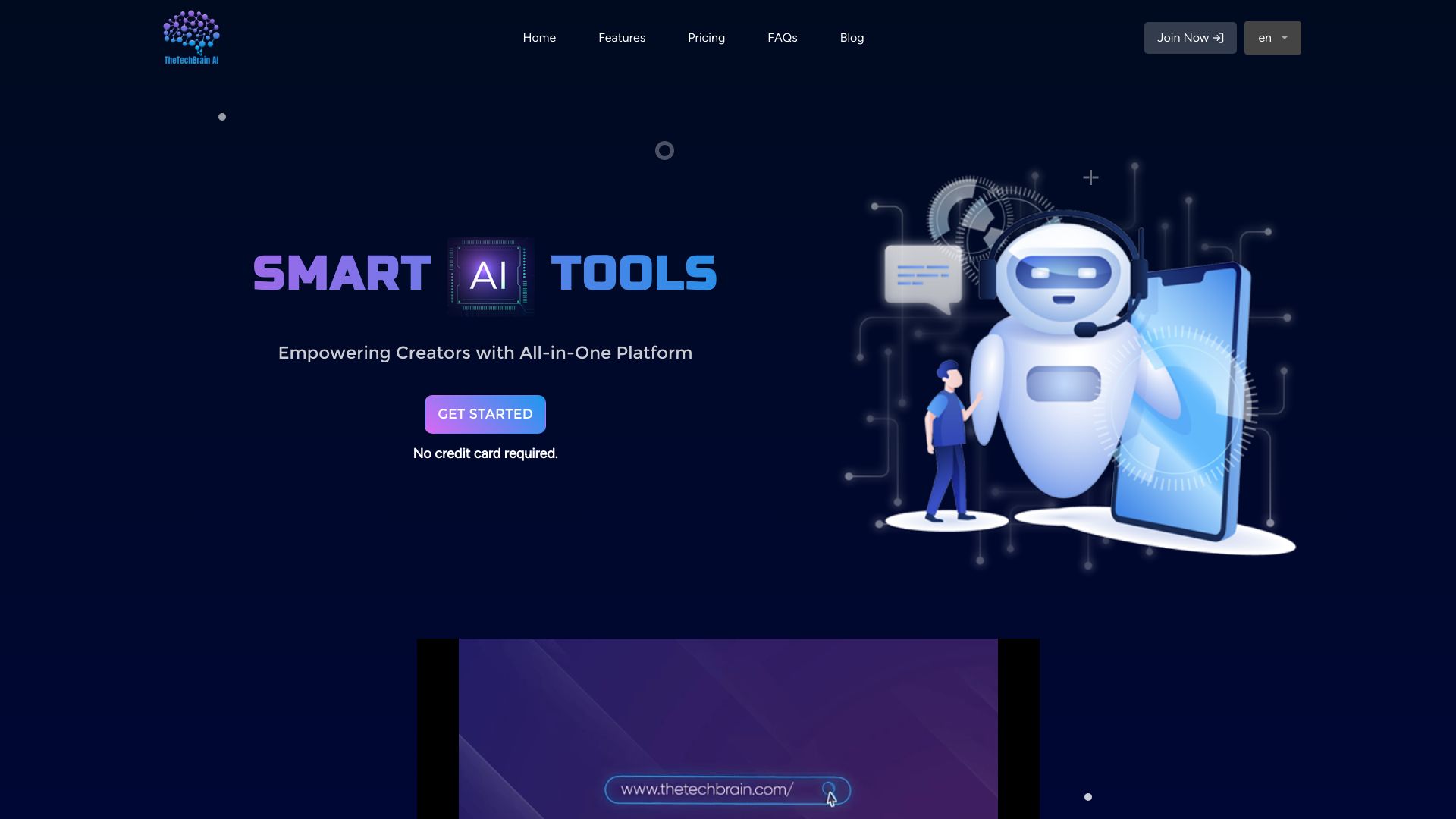 TheTechBrain AI screenshot