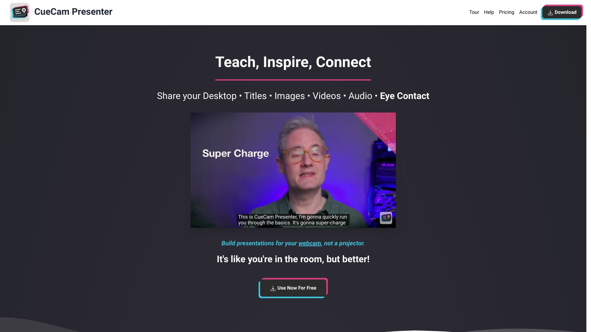 CueCam Presenter screenshot