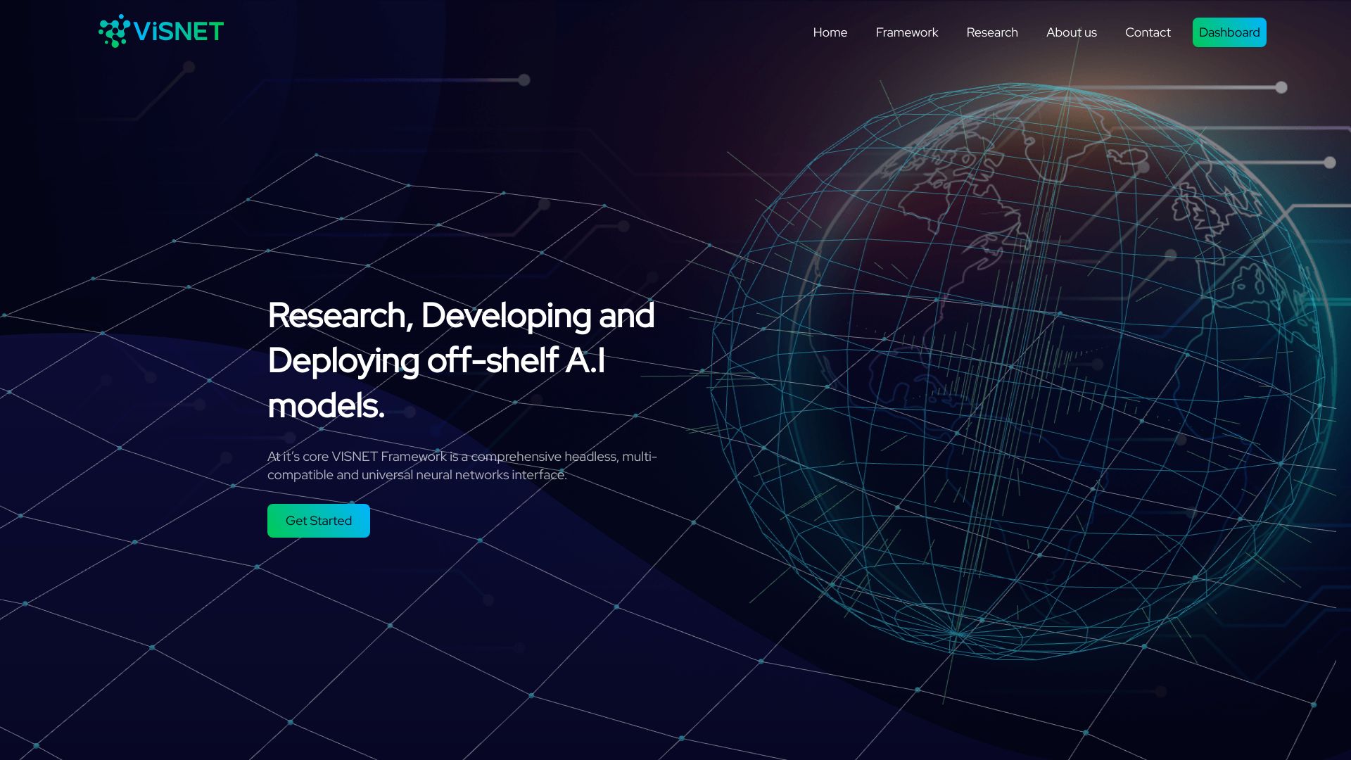 Visnet screenshot