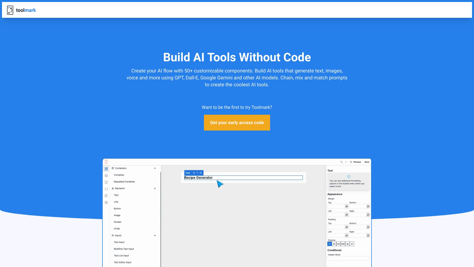Toolmark AI screenshot