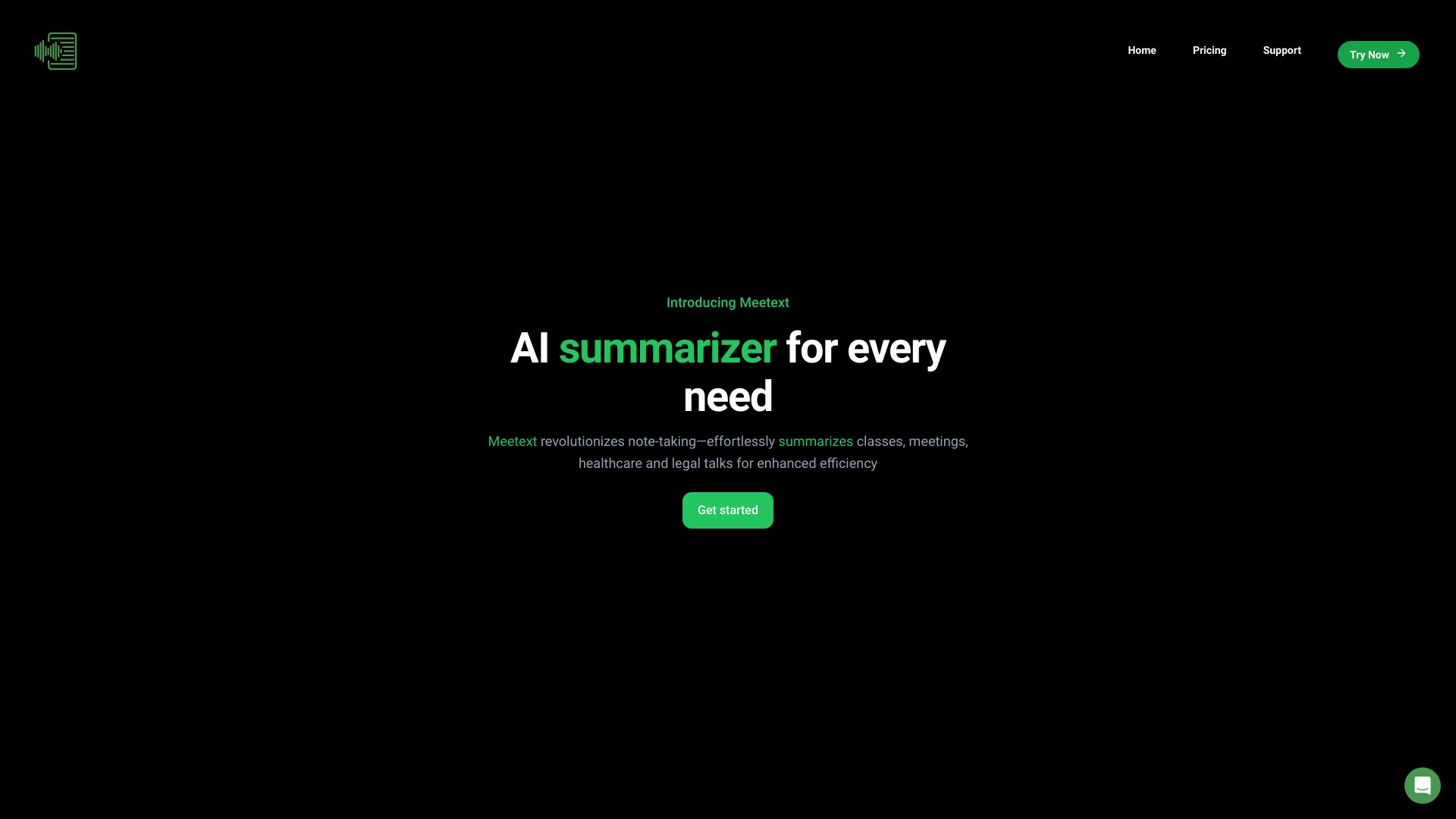 Meetext screenshot