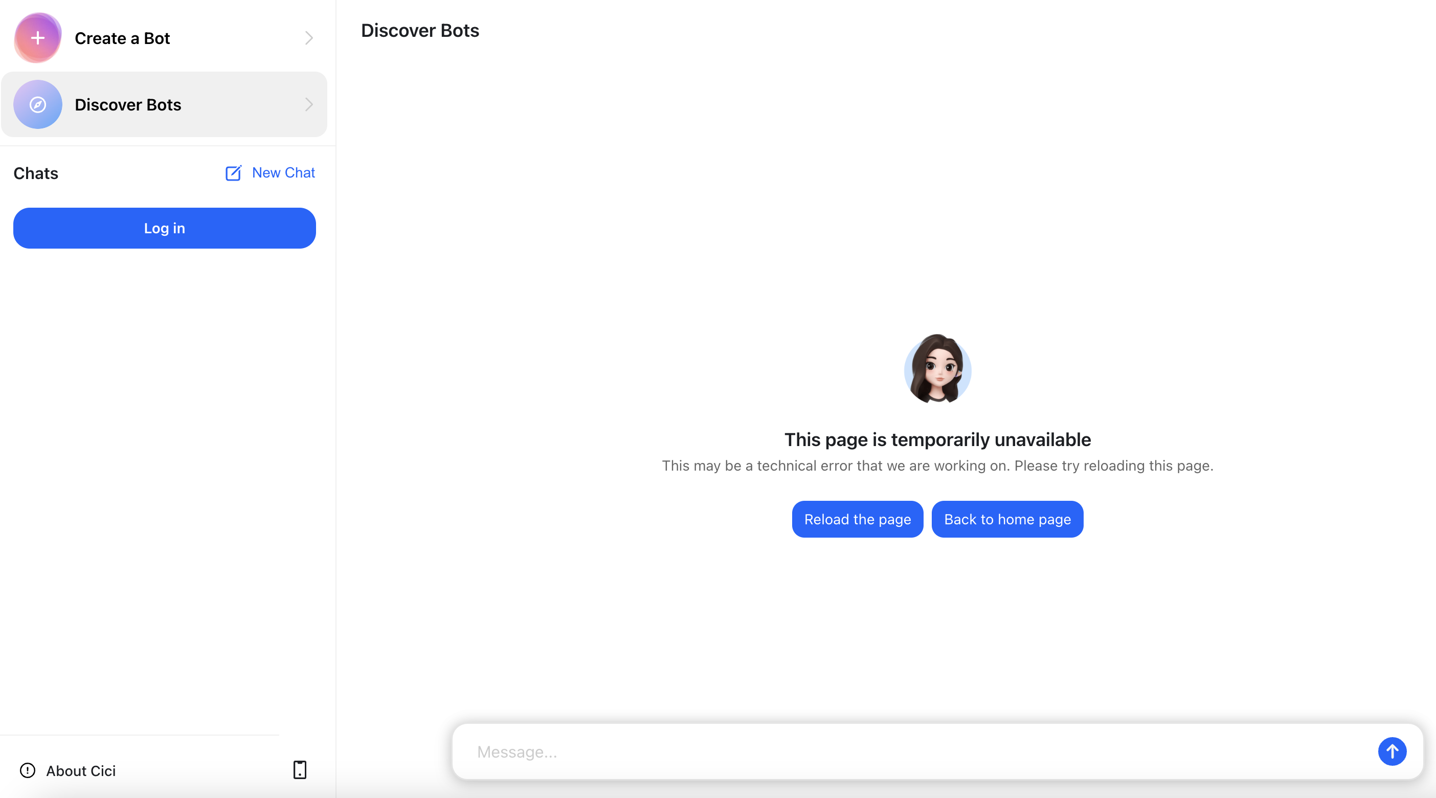 Cici AI screenshot
