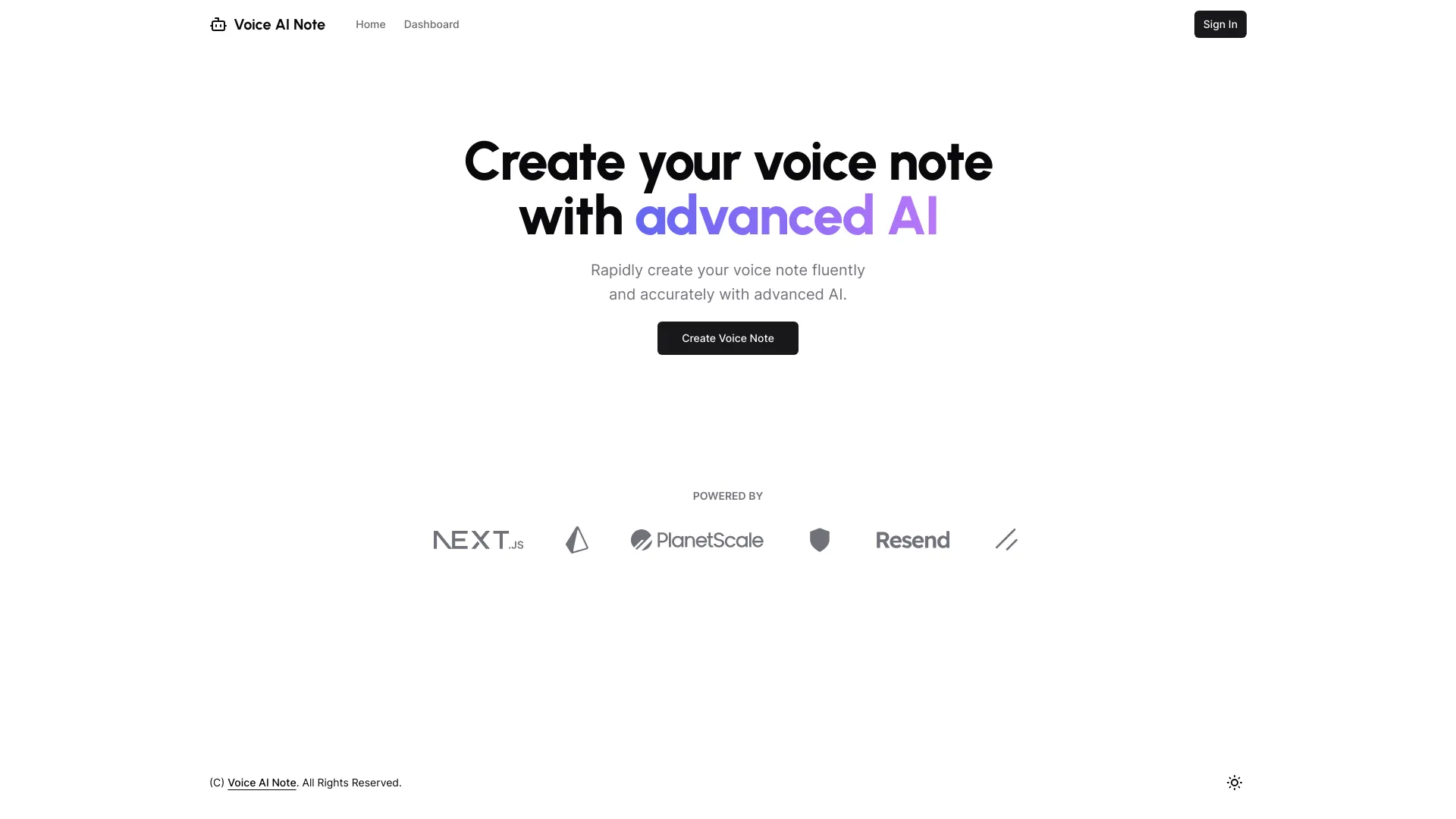 VoiceAINote screenshot