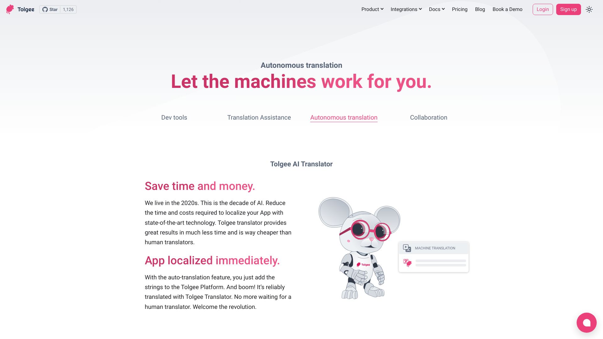 Tolgee screenshot