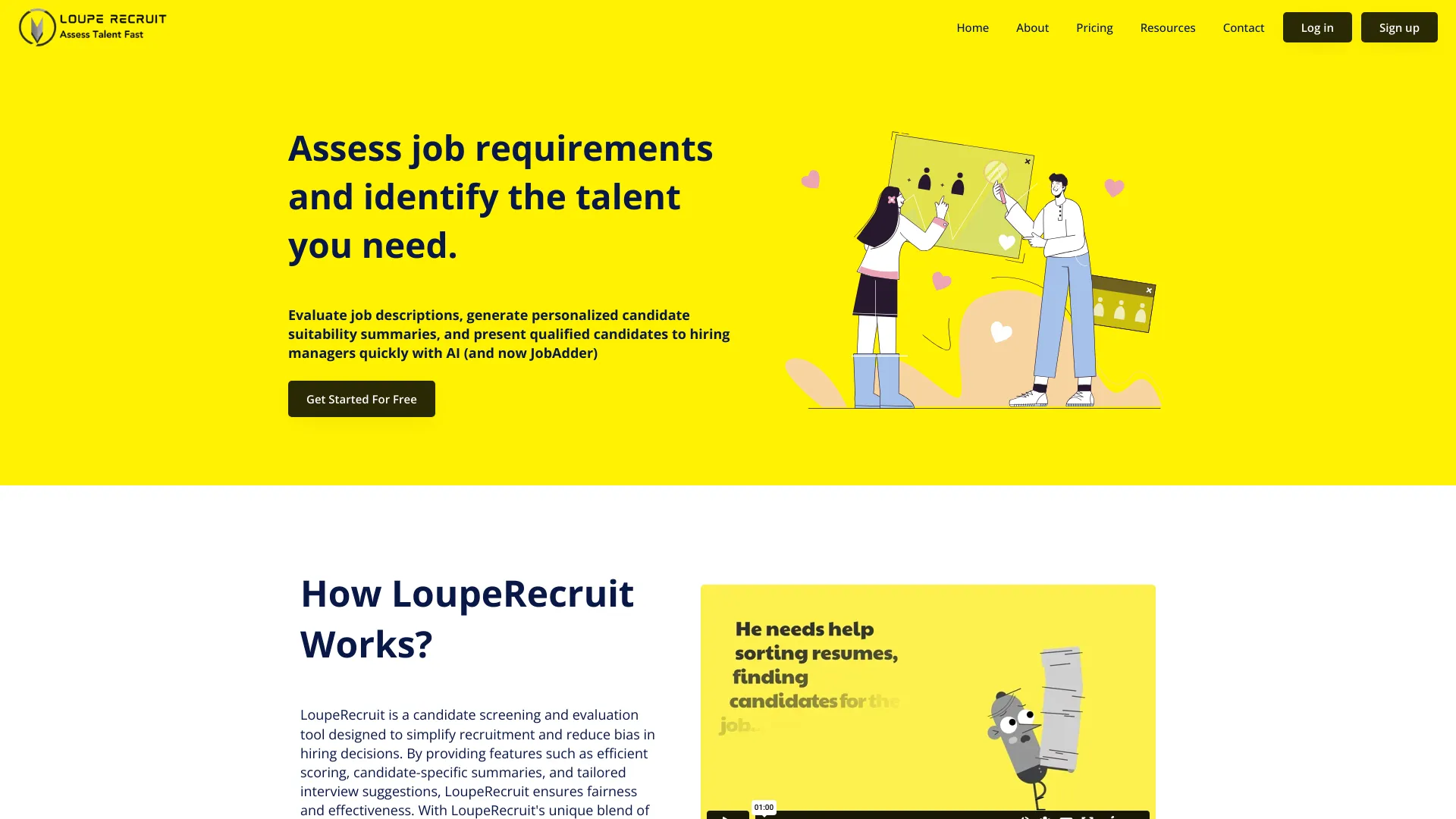 LoupeRecruit screenshot
