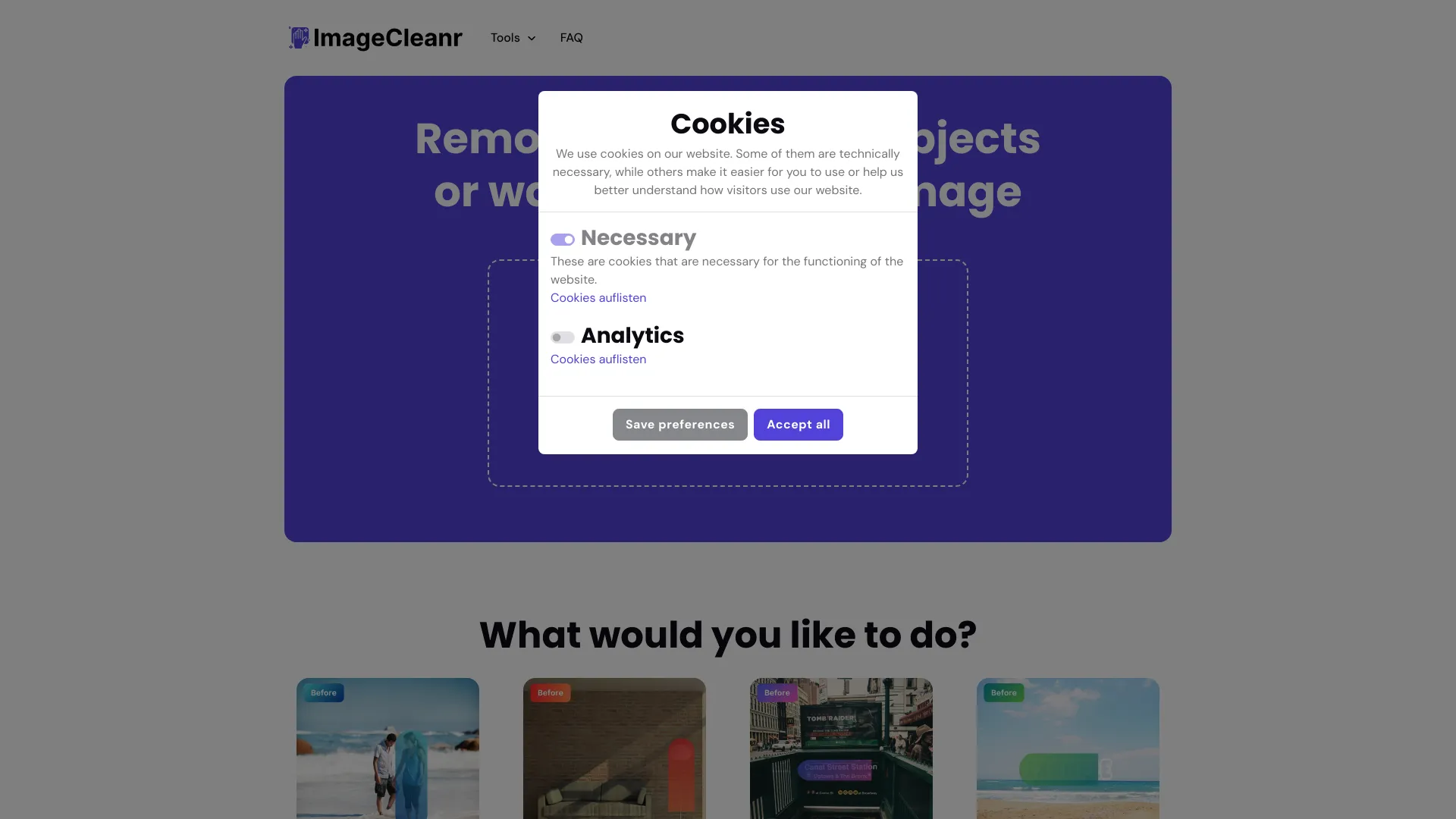 ImageCleanr screenshot