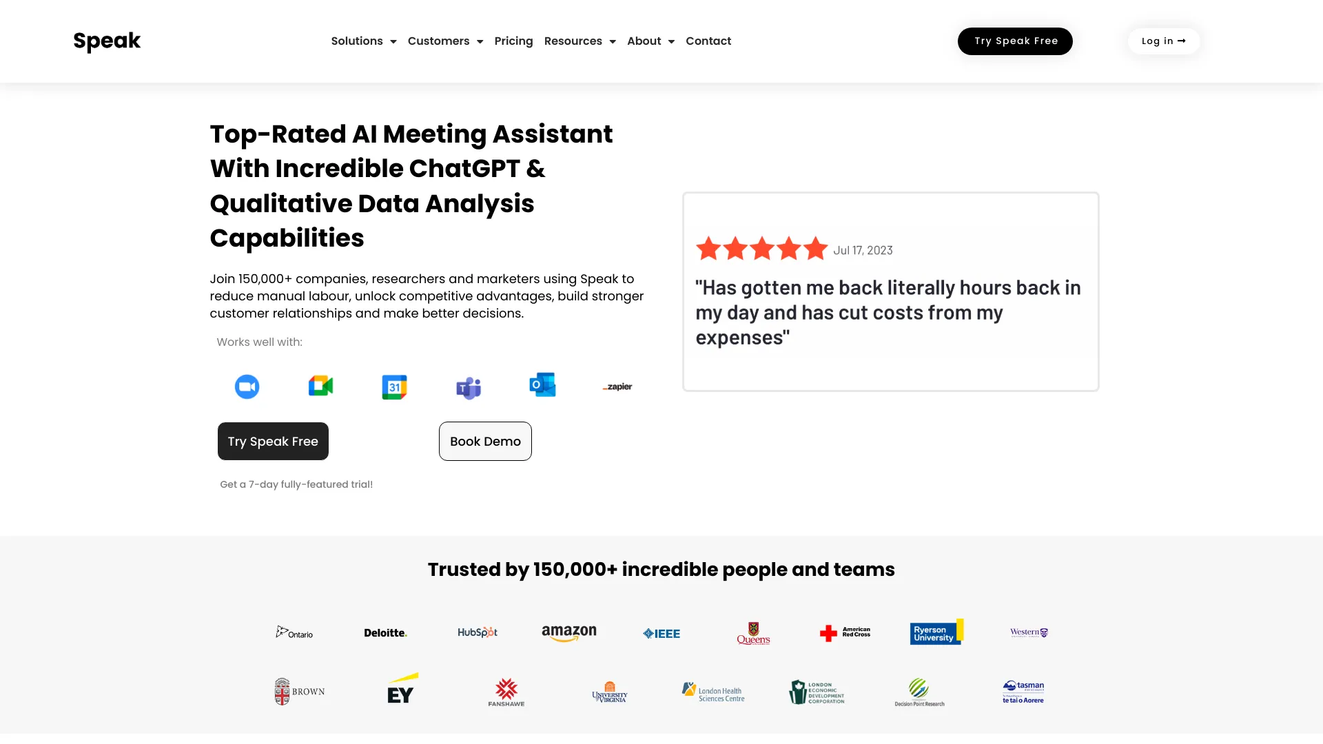 Speak AI screenshot