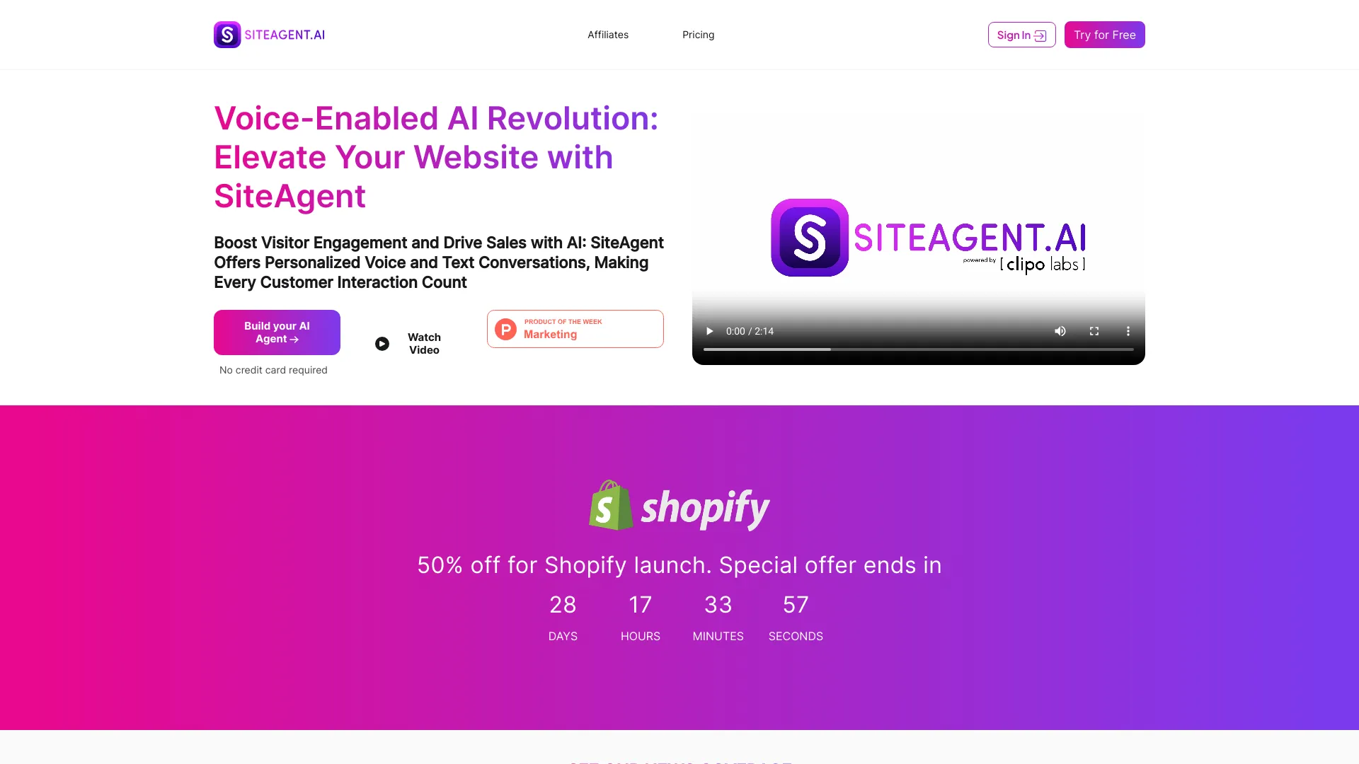 SiteAgent screenshot
