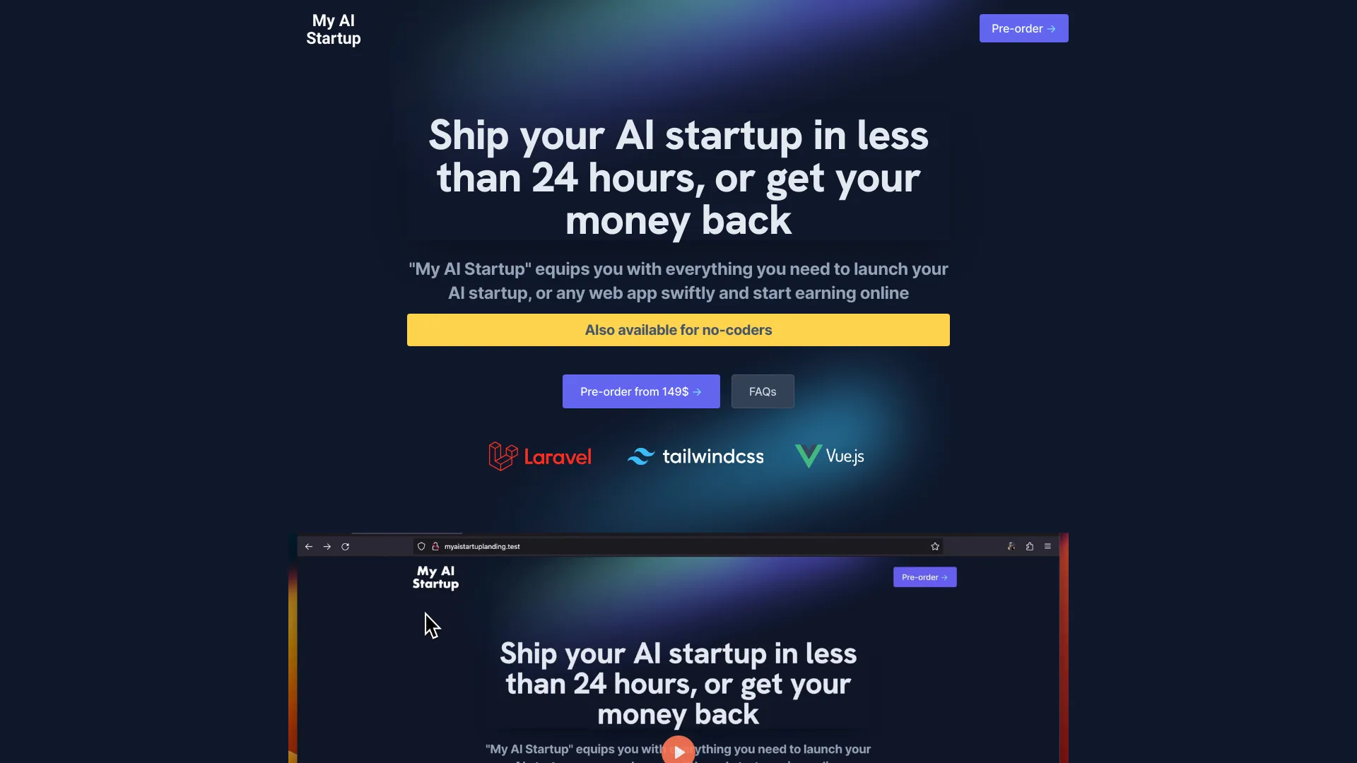 My AI Startup screenshot