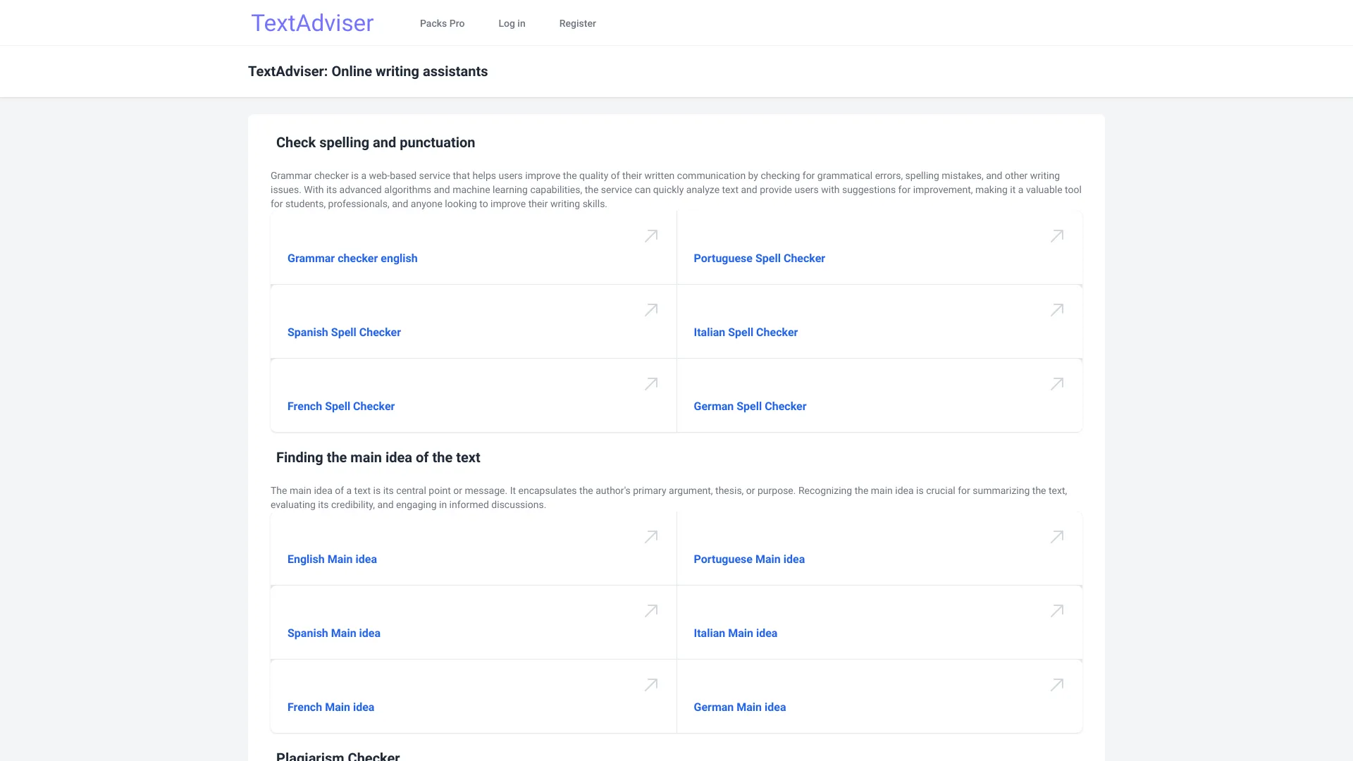 TextAdviser screenshot