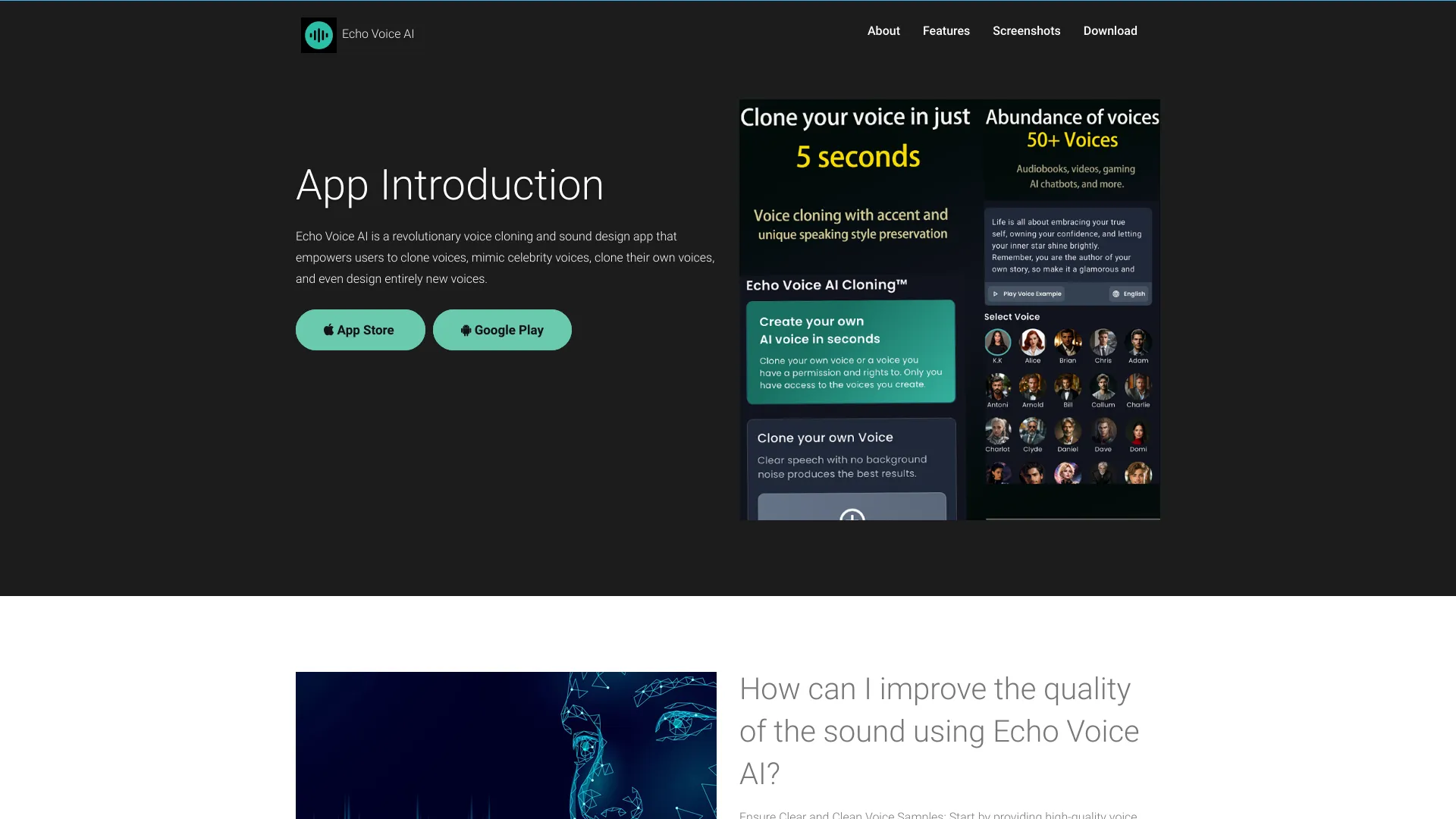 Echo Voice AI screenshot