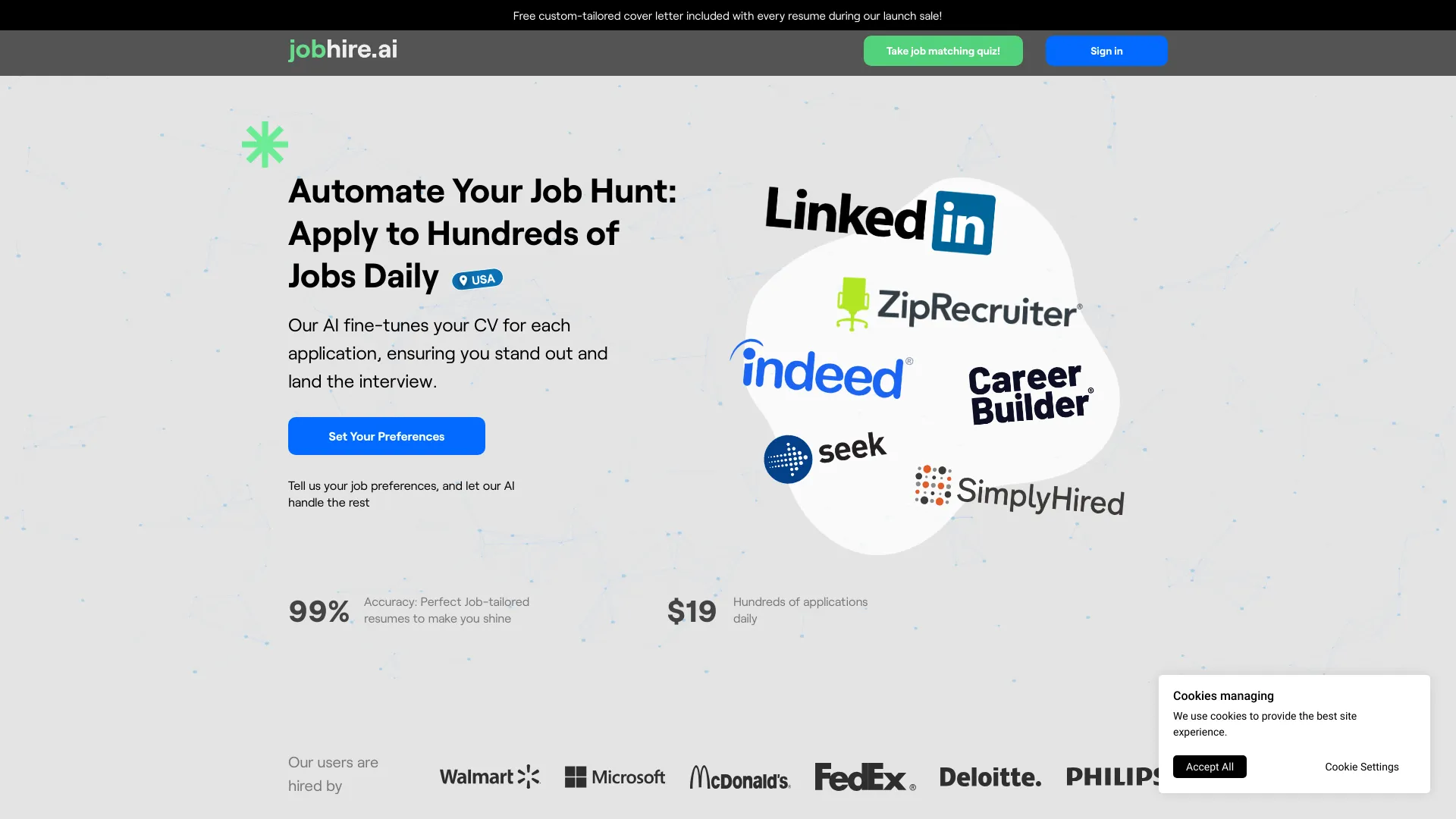 JobHire.AI screenshot