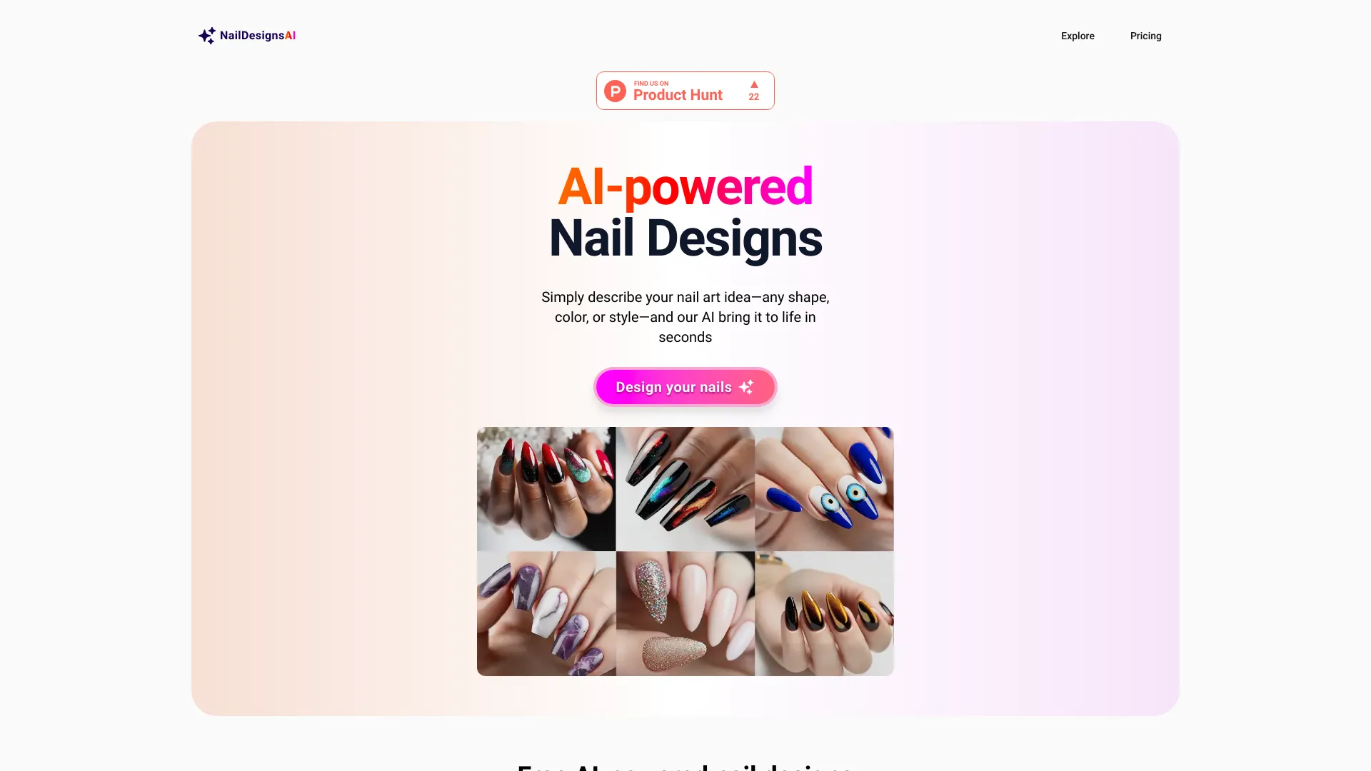 NailDesignsAI screenshot