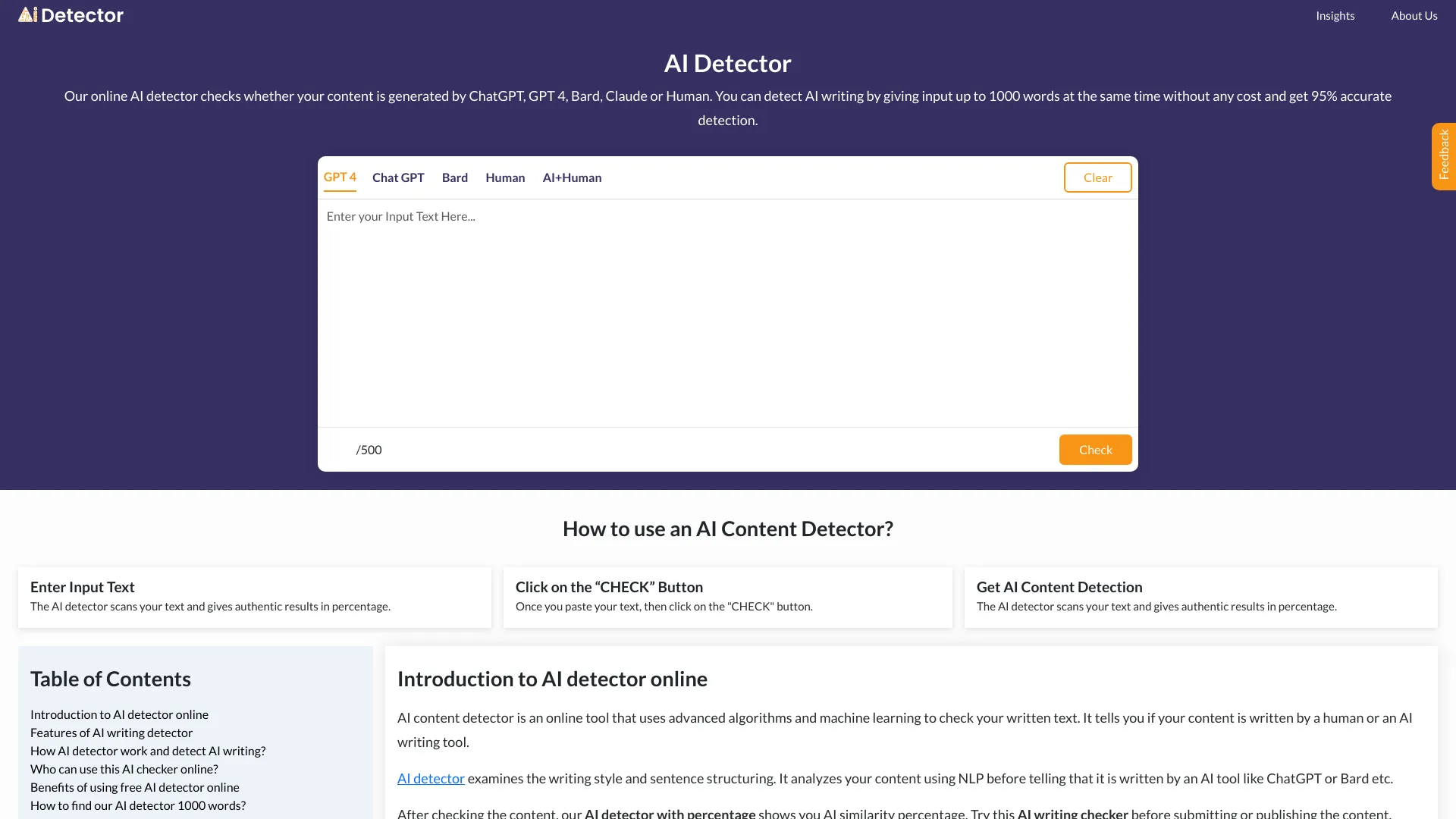 AI-Detector screenshot