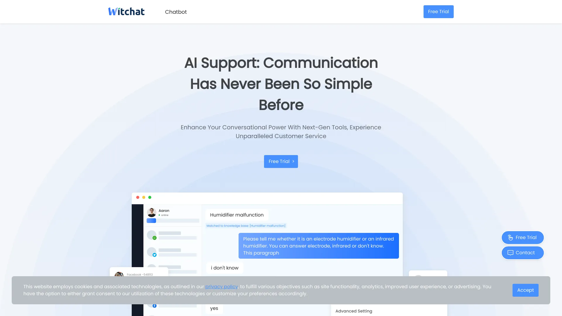 WitChat screenshot