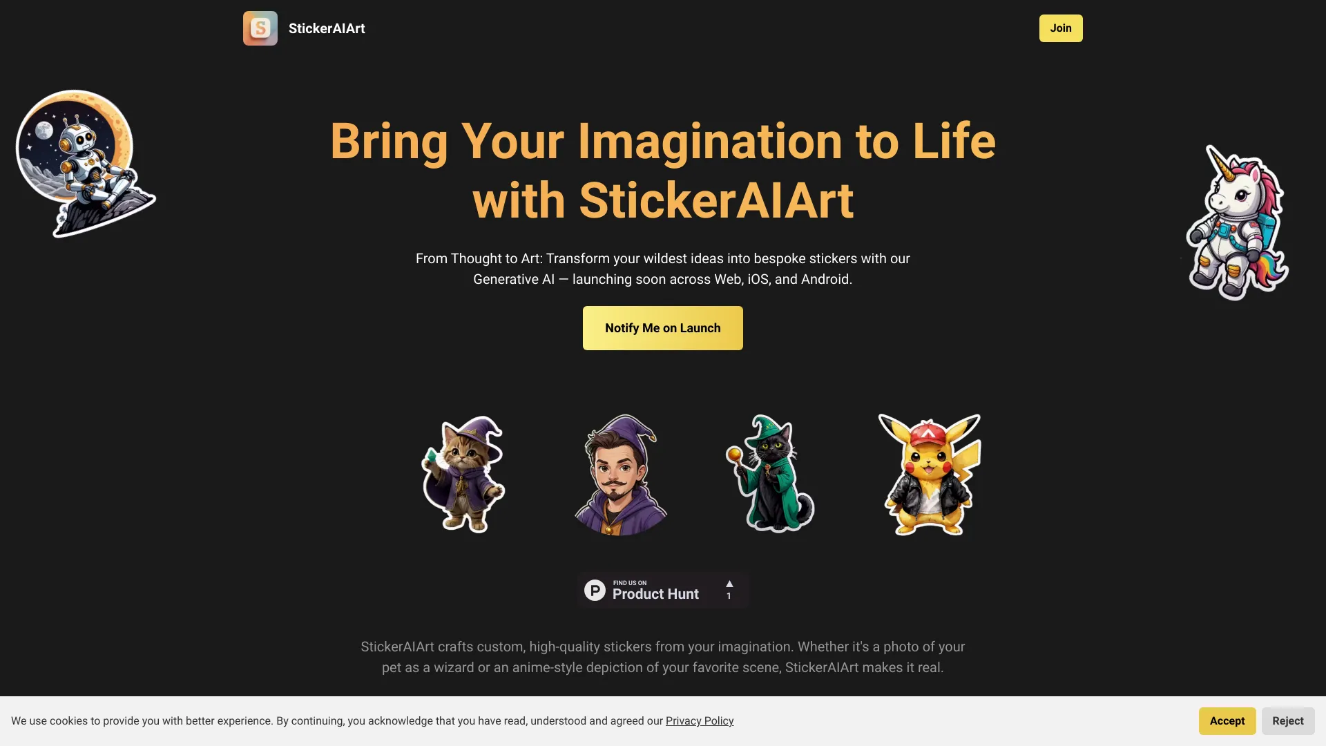 StickerAIArt screenshot