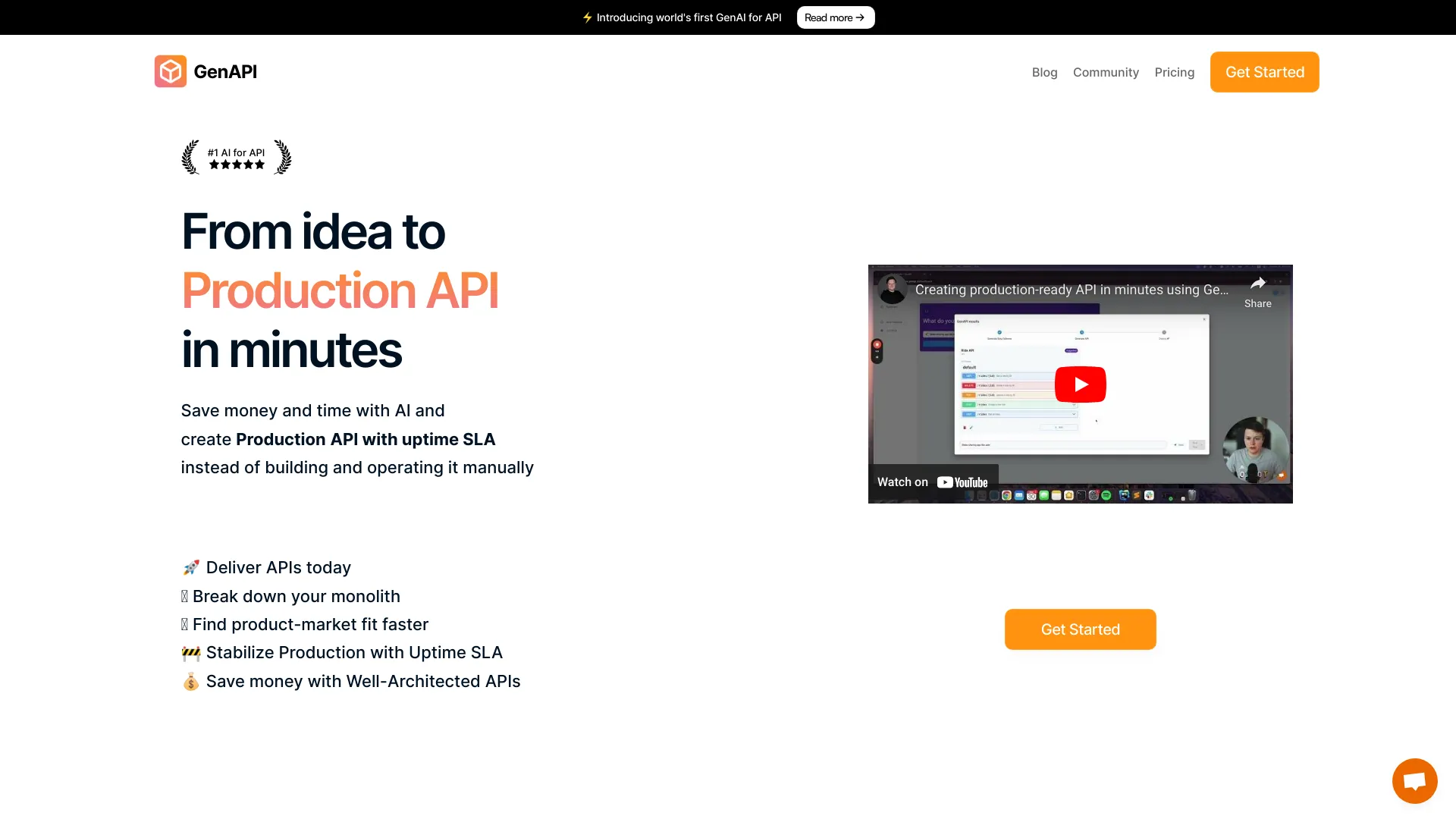 GenAPI screenshot