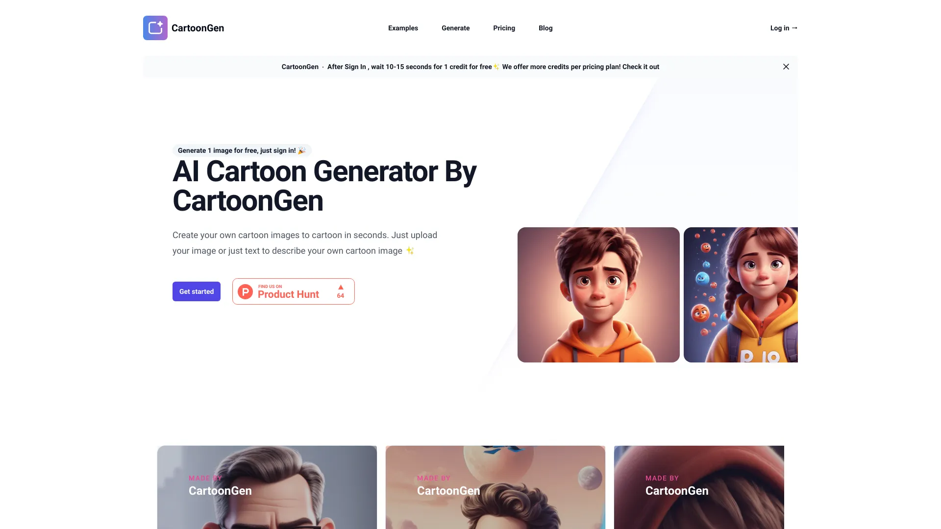 CartoonGen screenshot