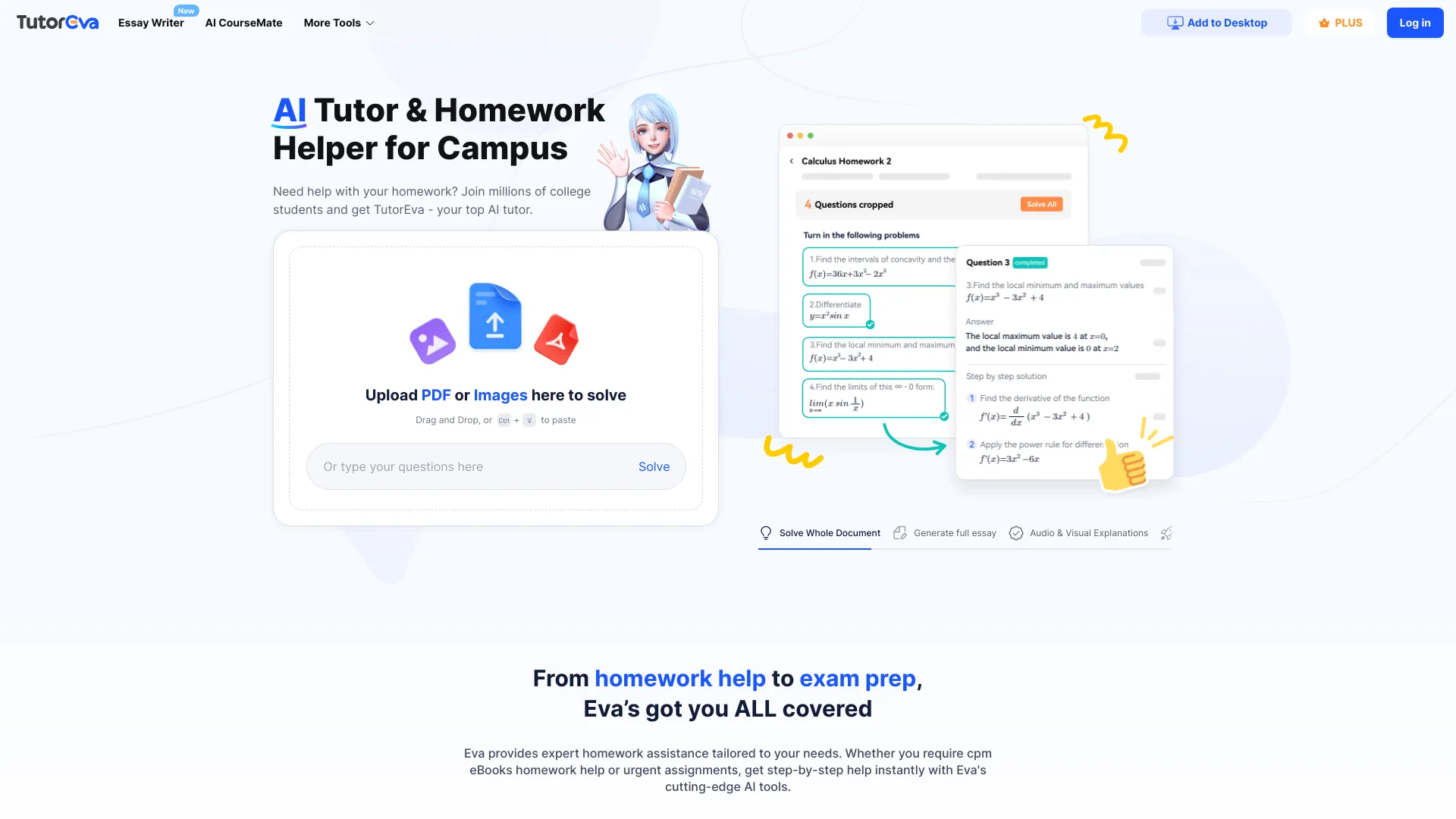 TutorEva screenshot
