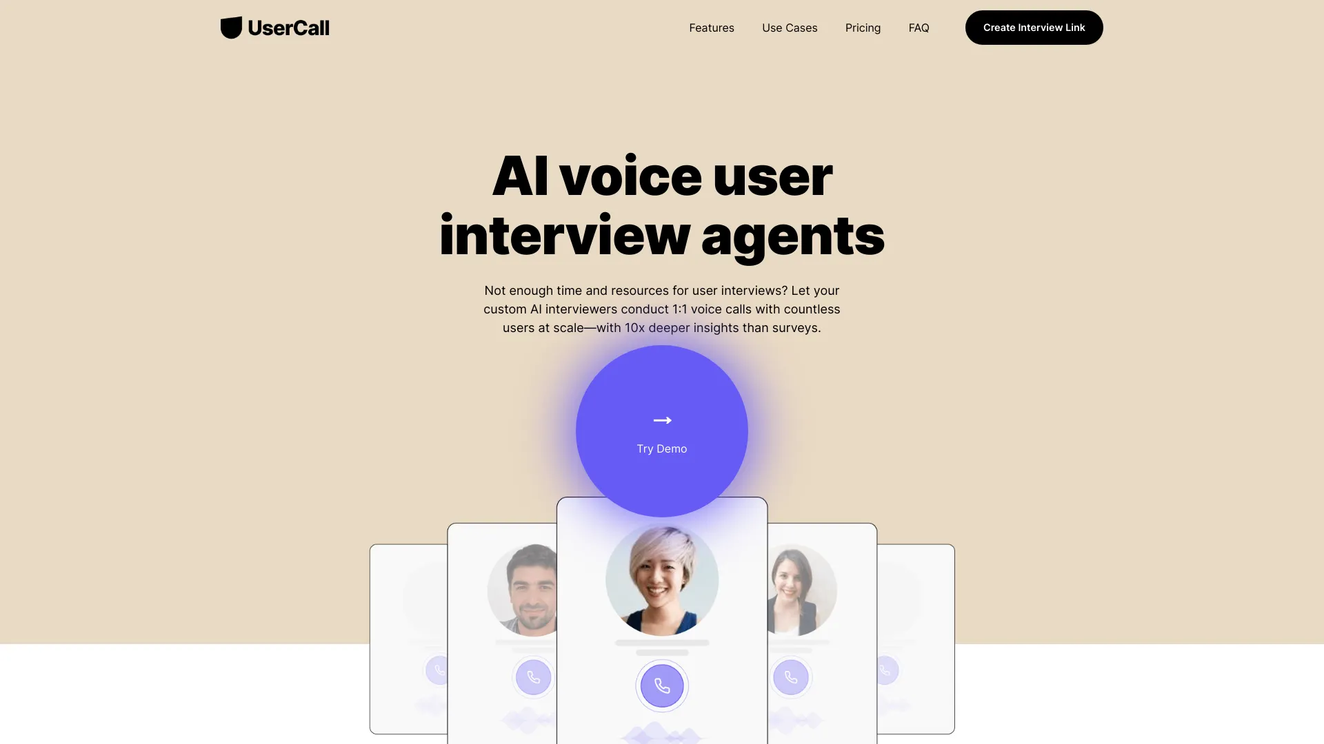 UserCall screenshot