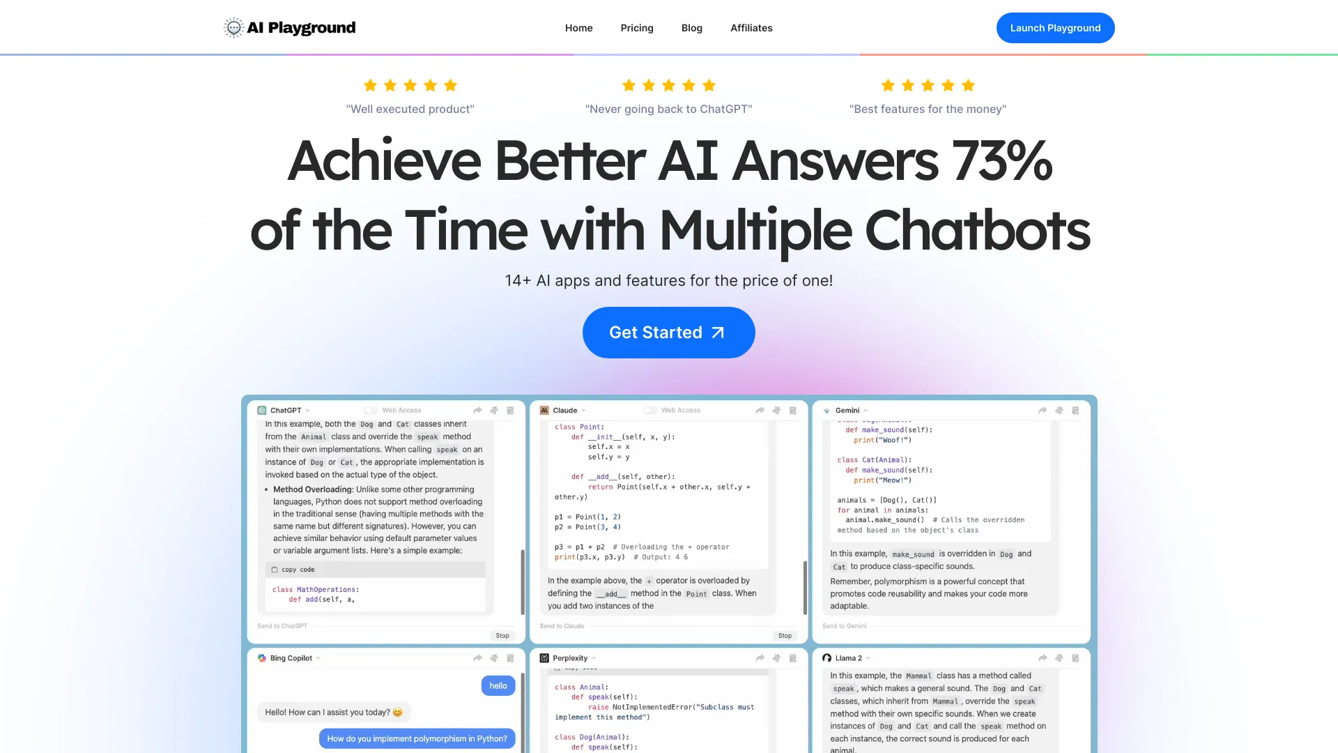 ChatPlayground screenshot