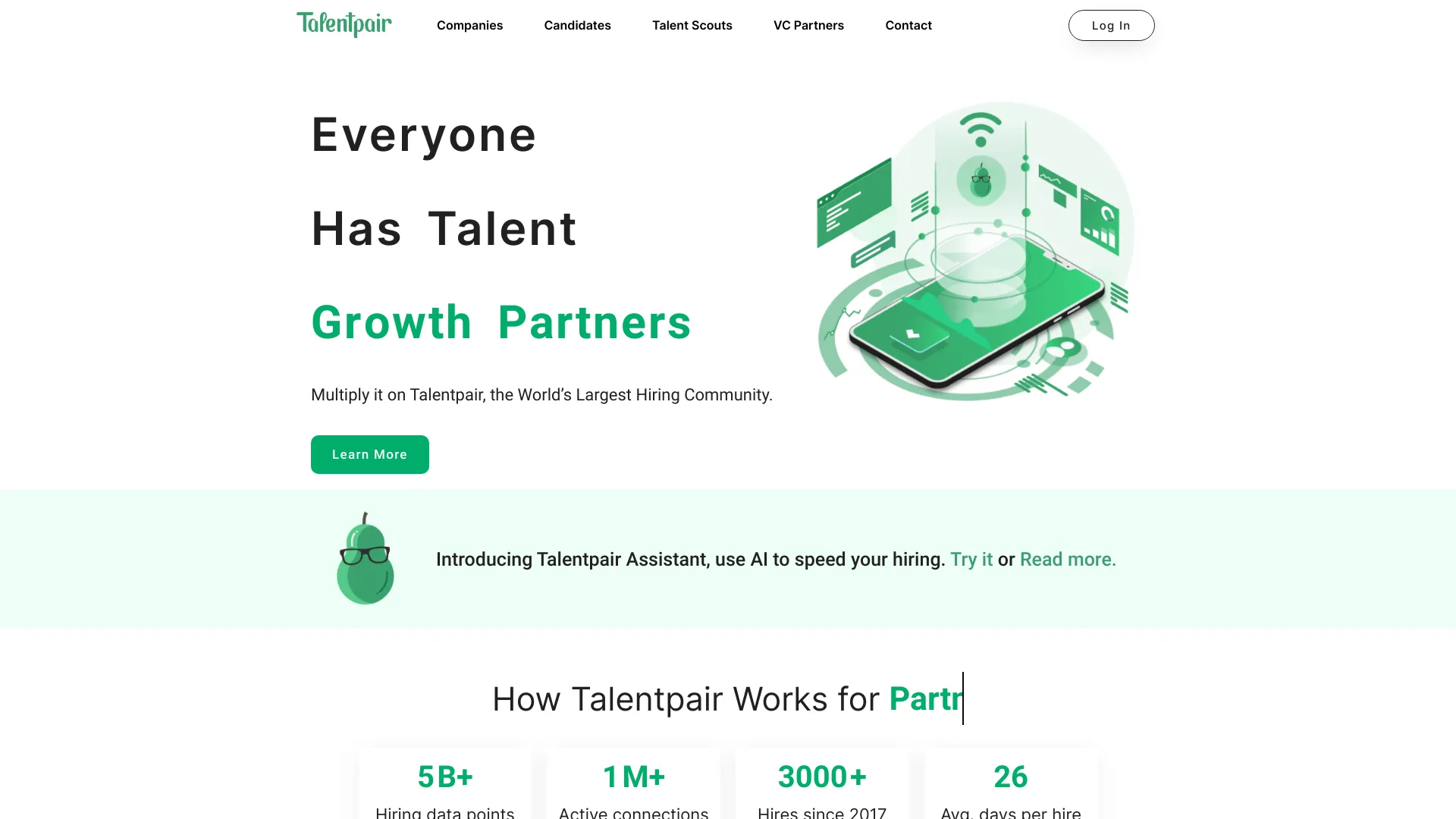 Talentpair screenshot