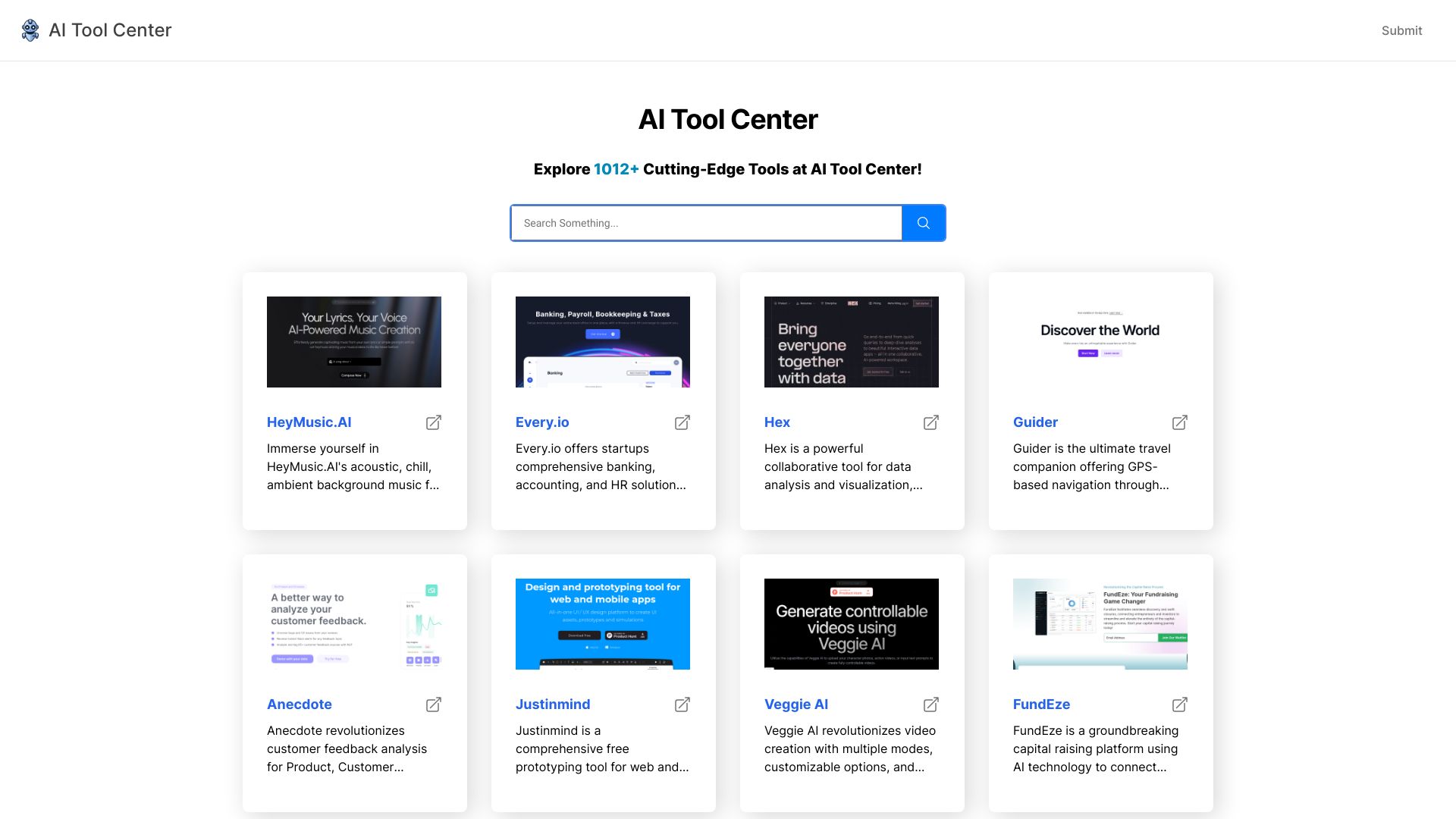 AI Tool Center screenshot