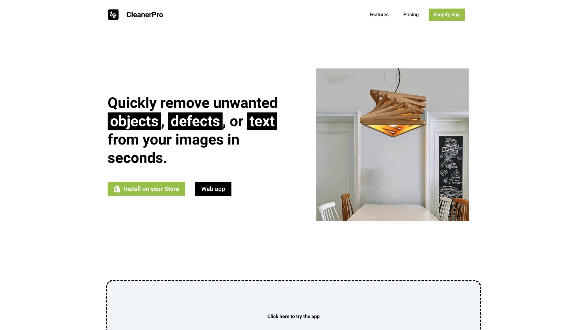 CleanerPro Image Editor screenshot