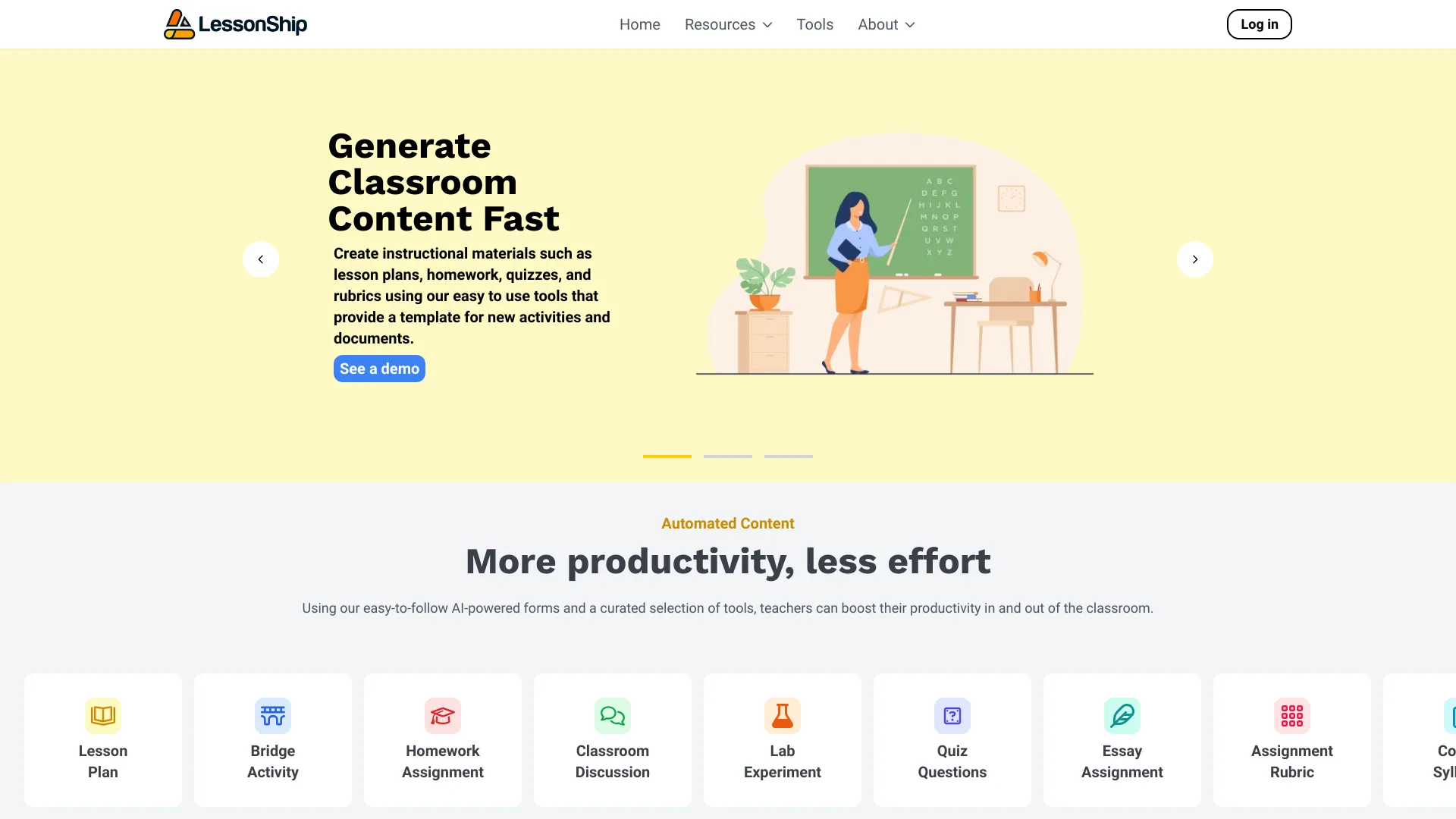 LessonShip screenshot