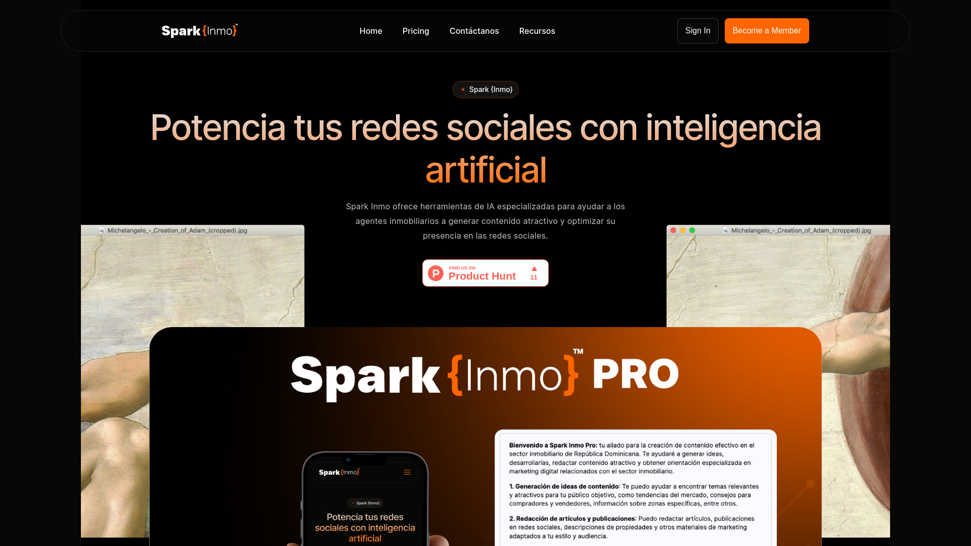 Spark Inmo screenshot