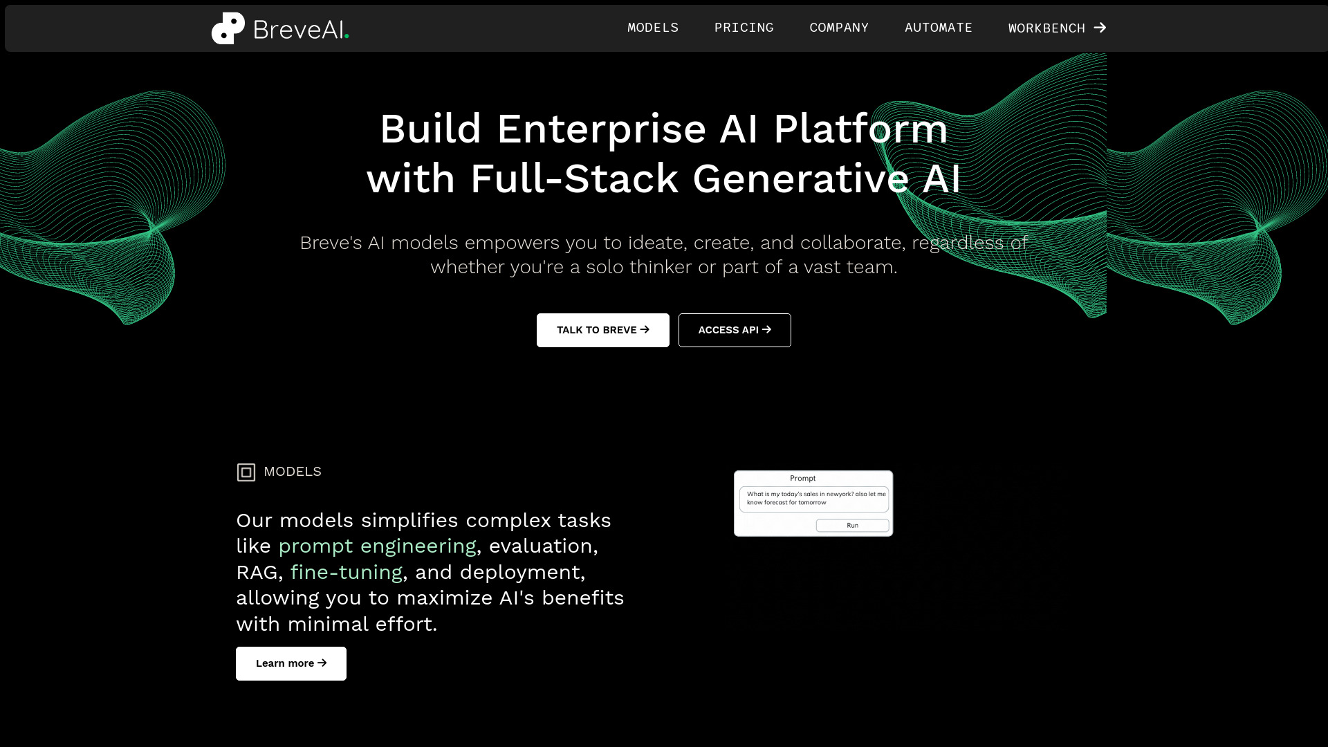 BreveAI screenshot