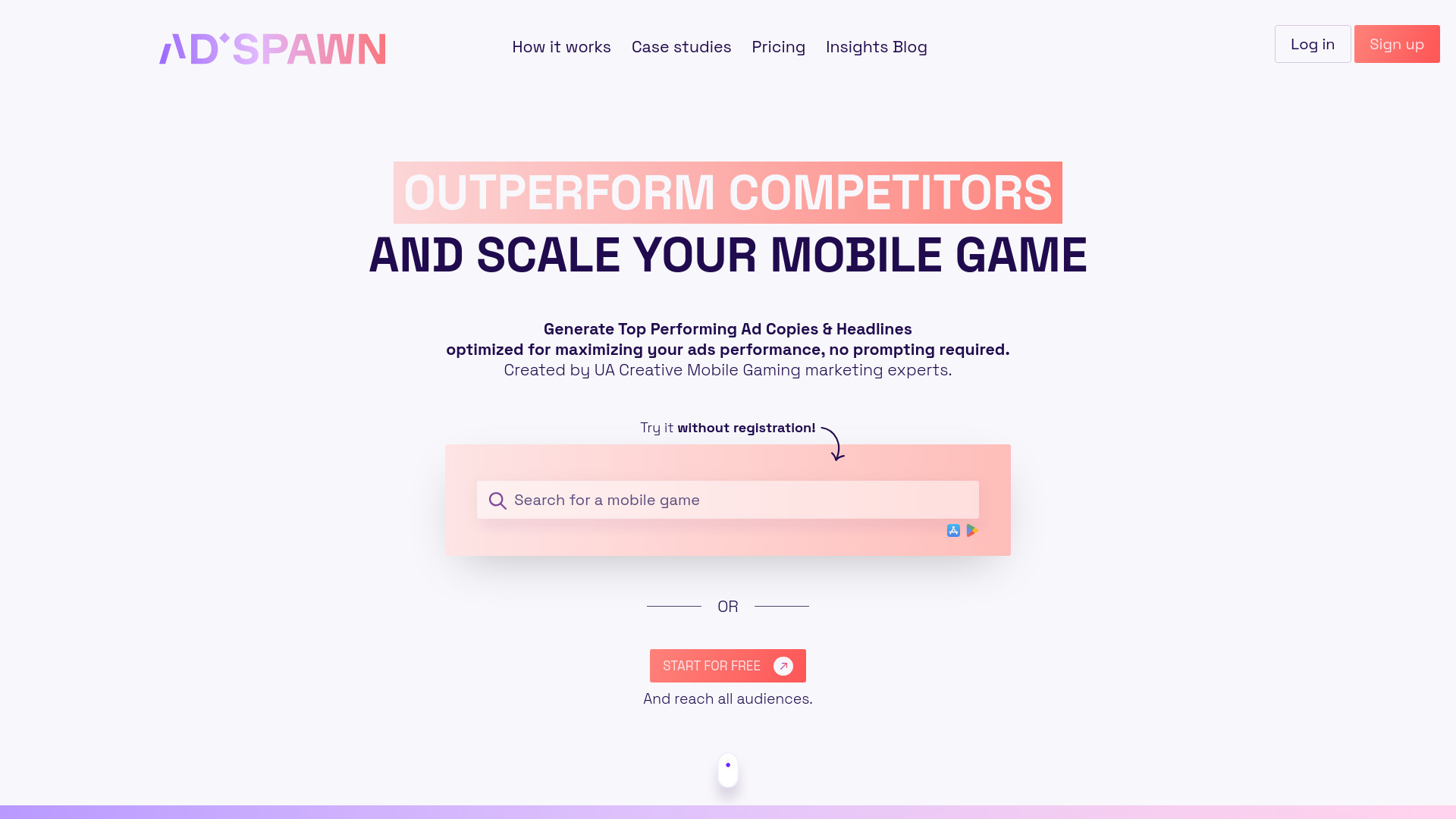 AdSpawn screenshot