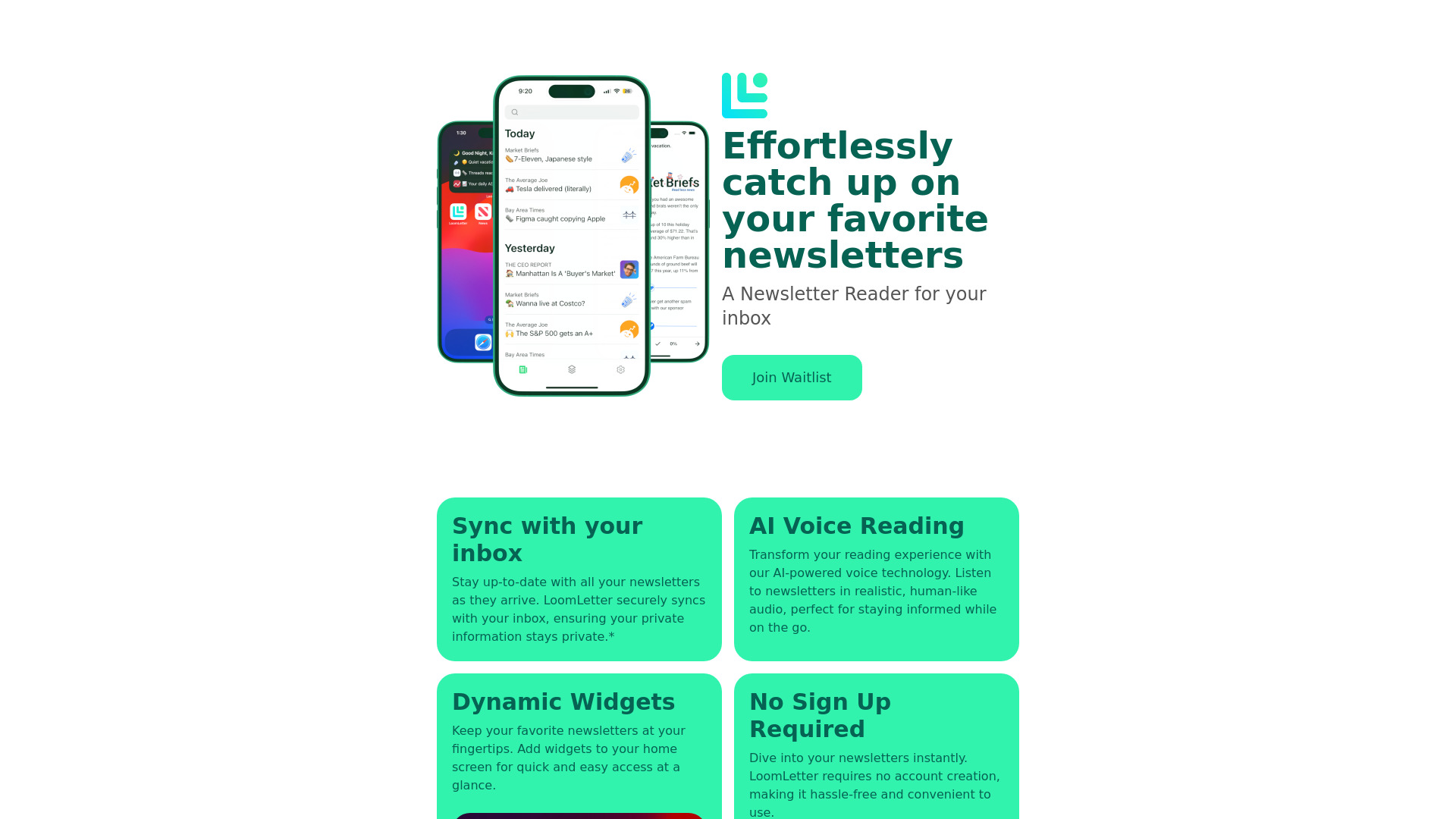 LoomLetter screenshot
