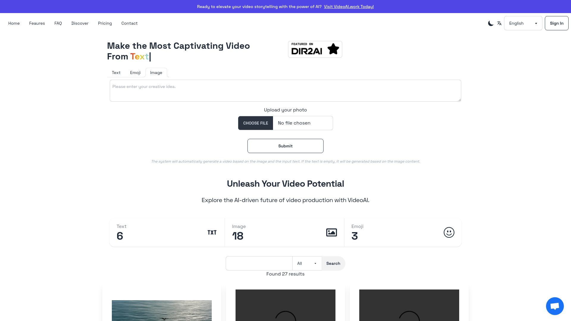 VideoAI screenshot