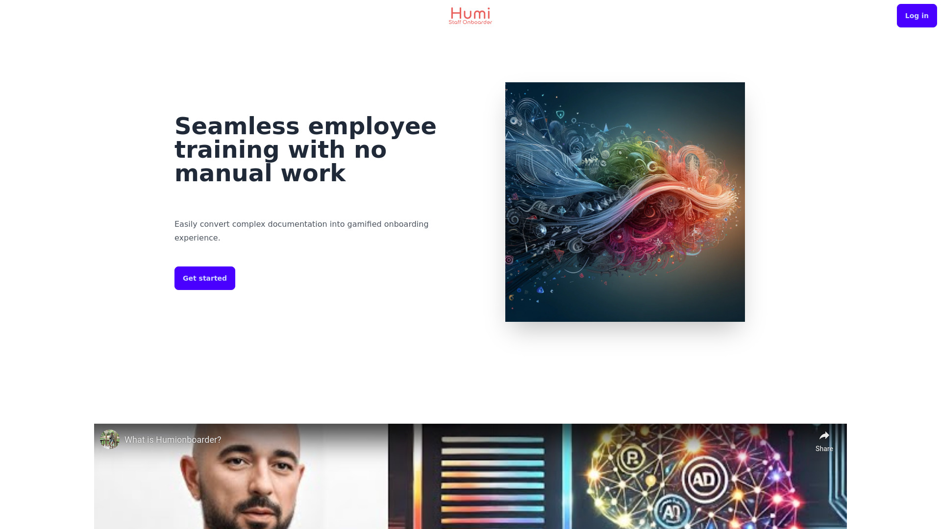 Humio onboarder screenshot
