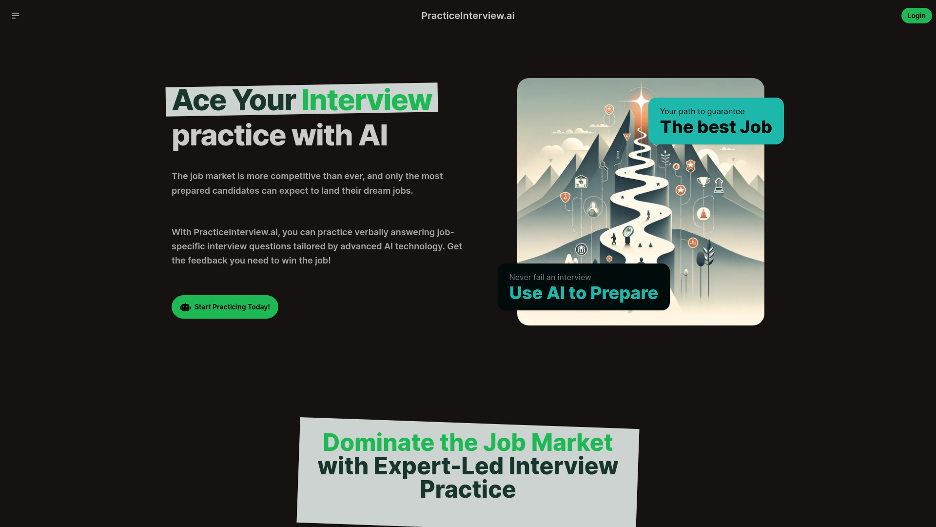 PracticeInterview.ai screenshot