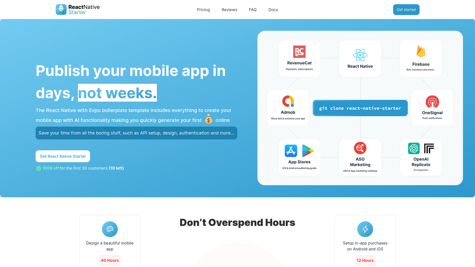 React Native Starter AI screenshot