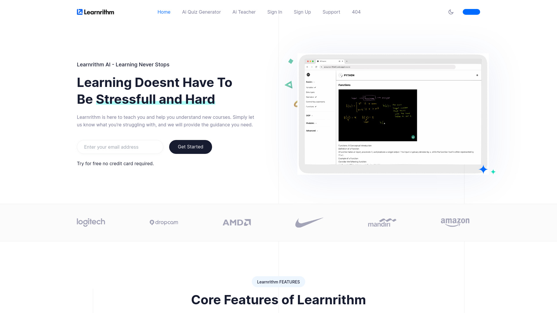 Learnrithm AI screenshot