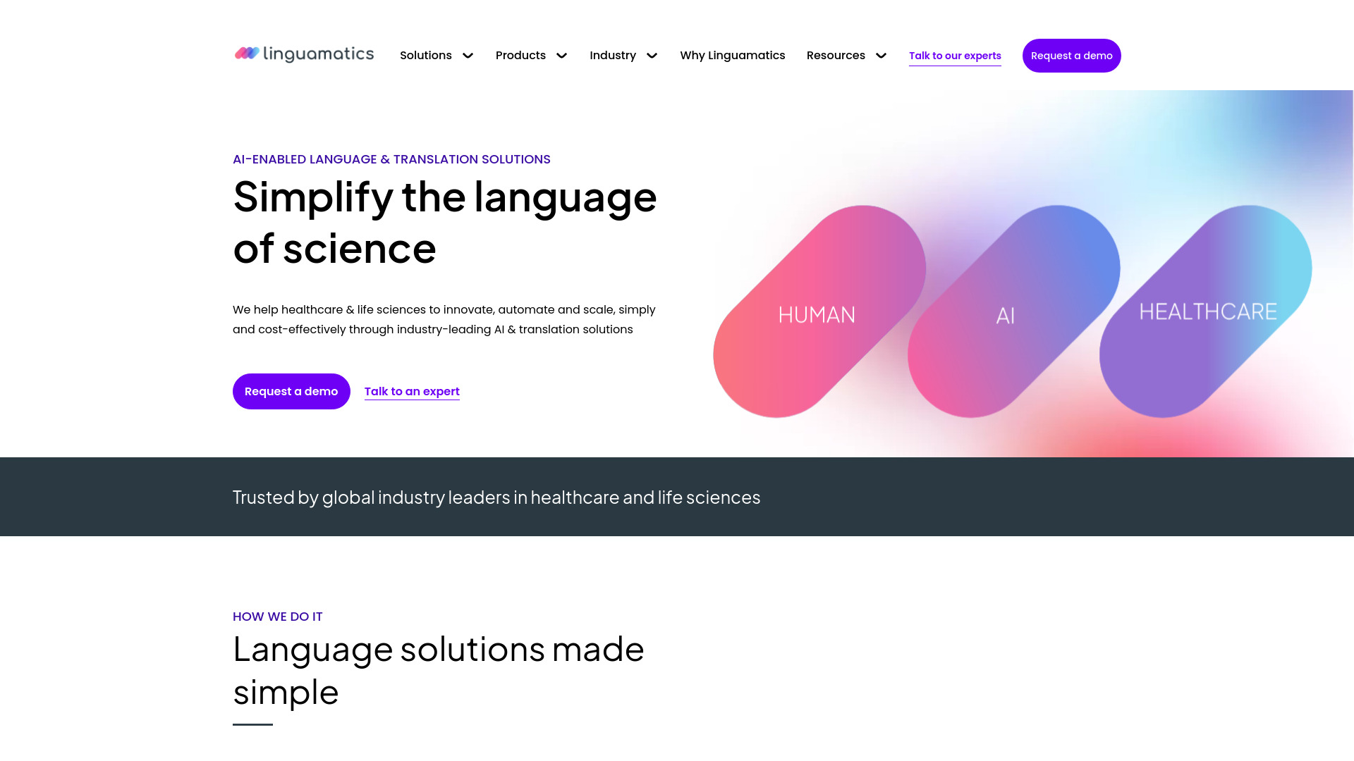 Linguamatics screenshot